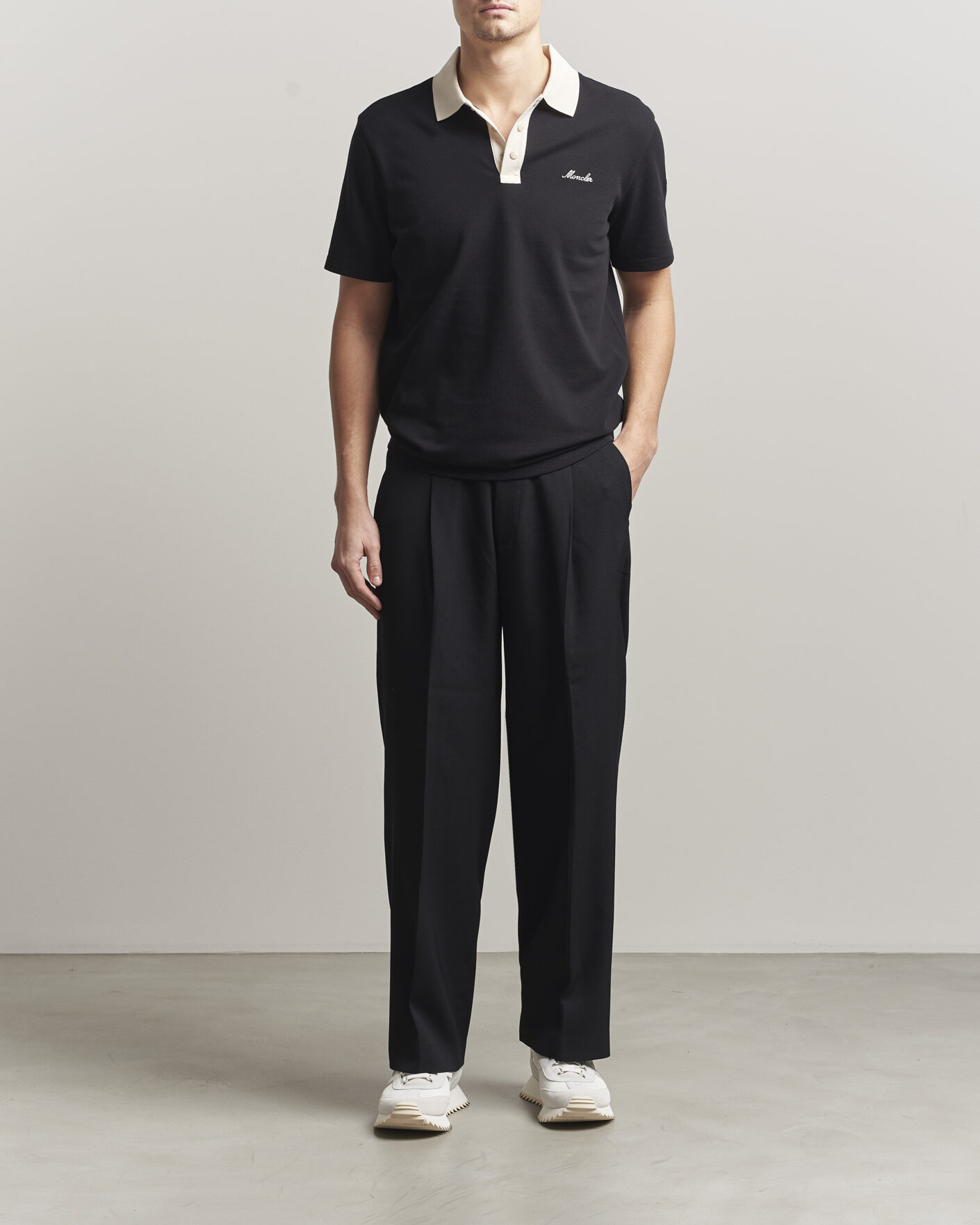 Herren | Poloshirts | Moncler | Signature Logo Polo Black