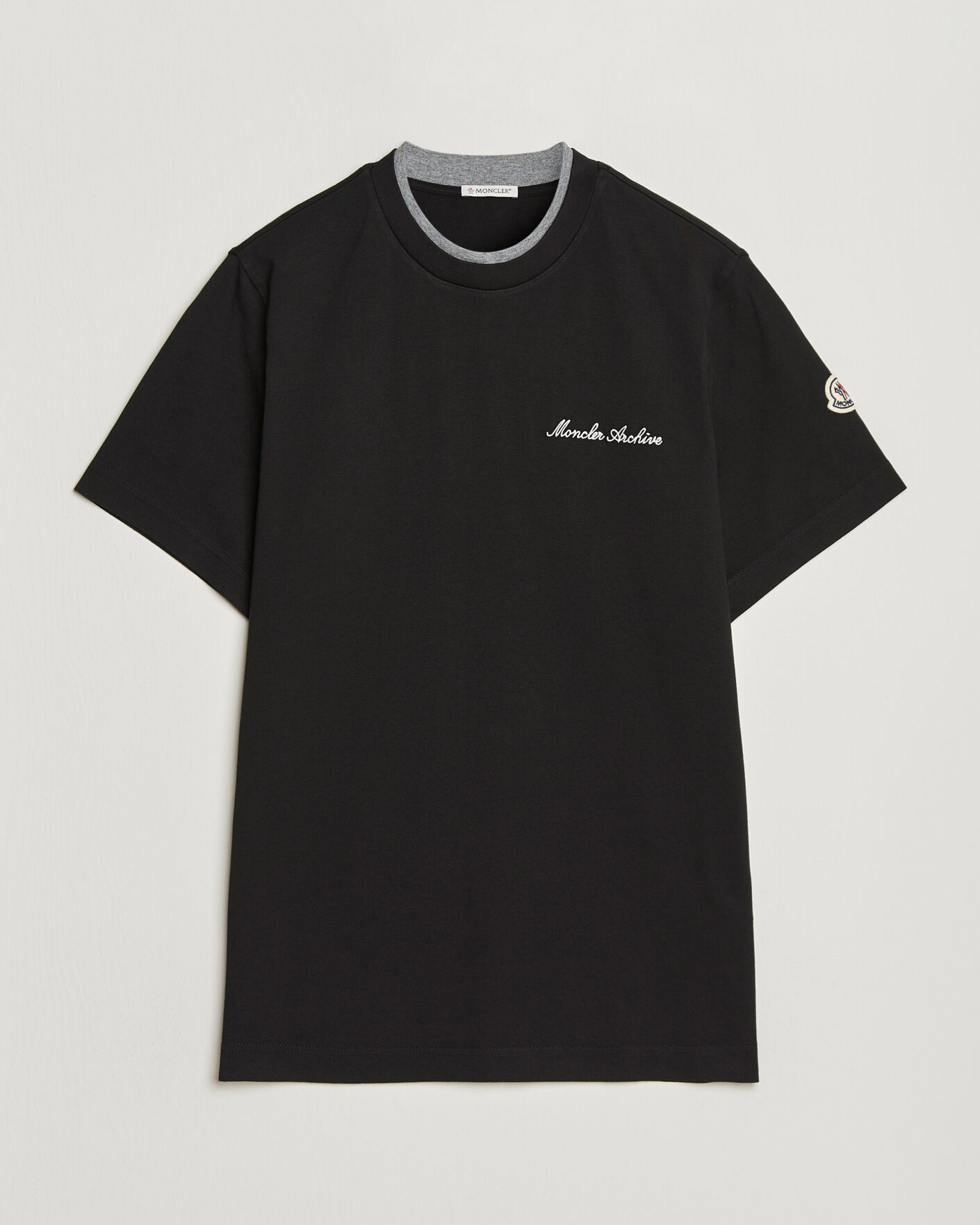Herren | T-Shirts | Moncler | Signature Logo T-Shirt Black