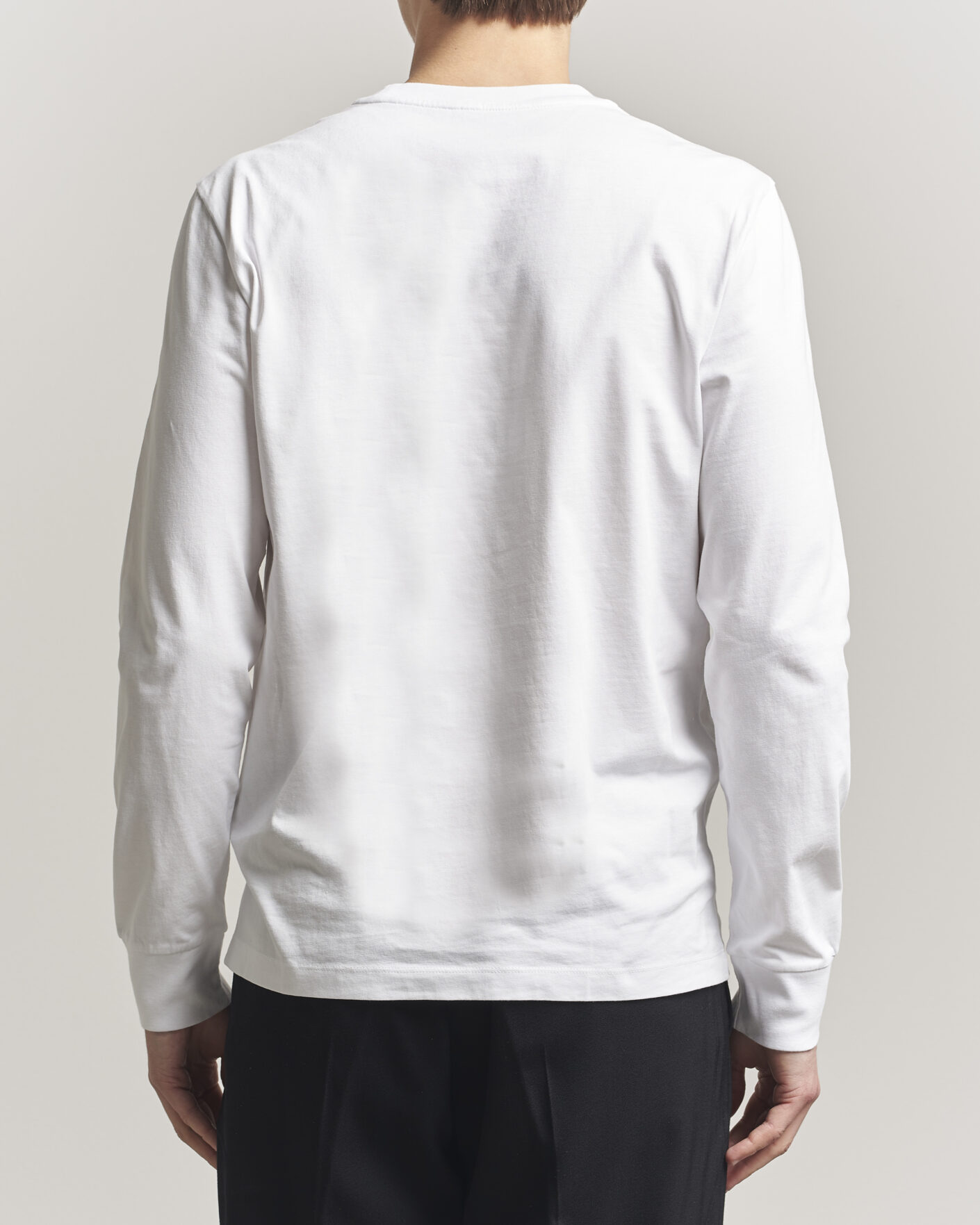 Herren | T-Shirts | Moncler | Lettering Logo Long Sleeve T-Shirt White