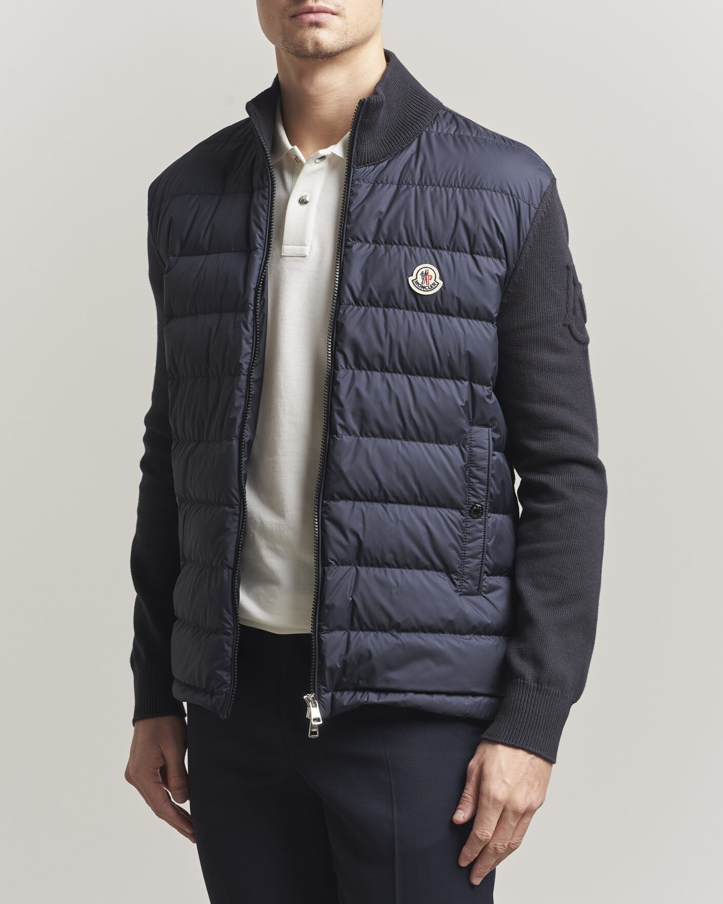 Herren | Jacken | Moncler | Hybrid Zip Cardigan Navy