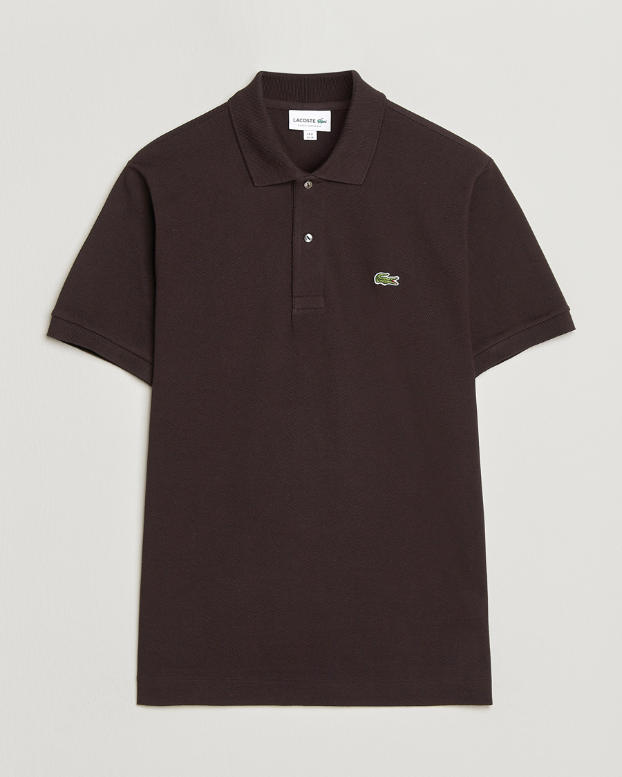 Herren | Poloshirts | Lacoste | Original Polo Piké Buffle Brown