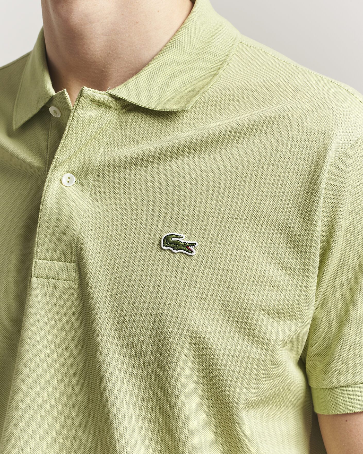 Herren | Poloshirts | Lacoste | Original Polo Piké Birch Green
