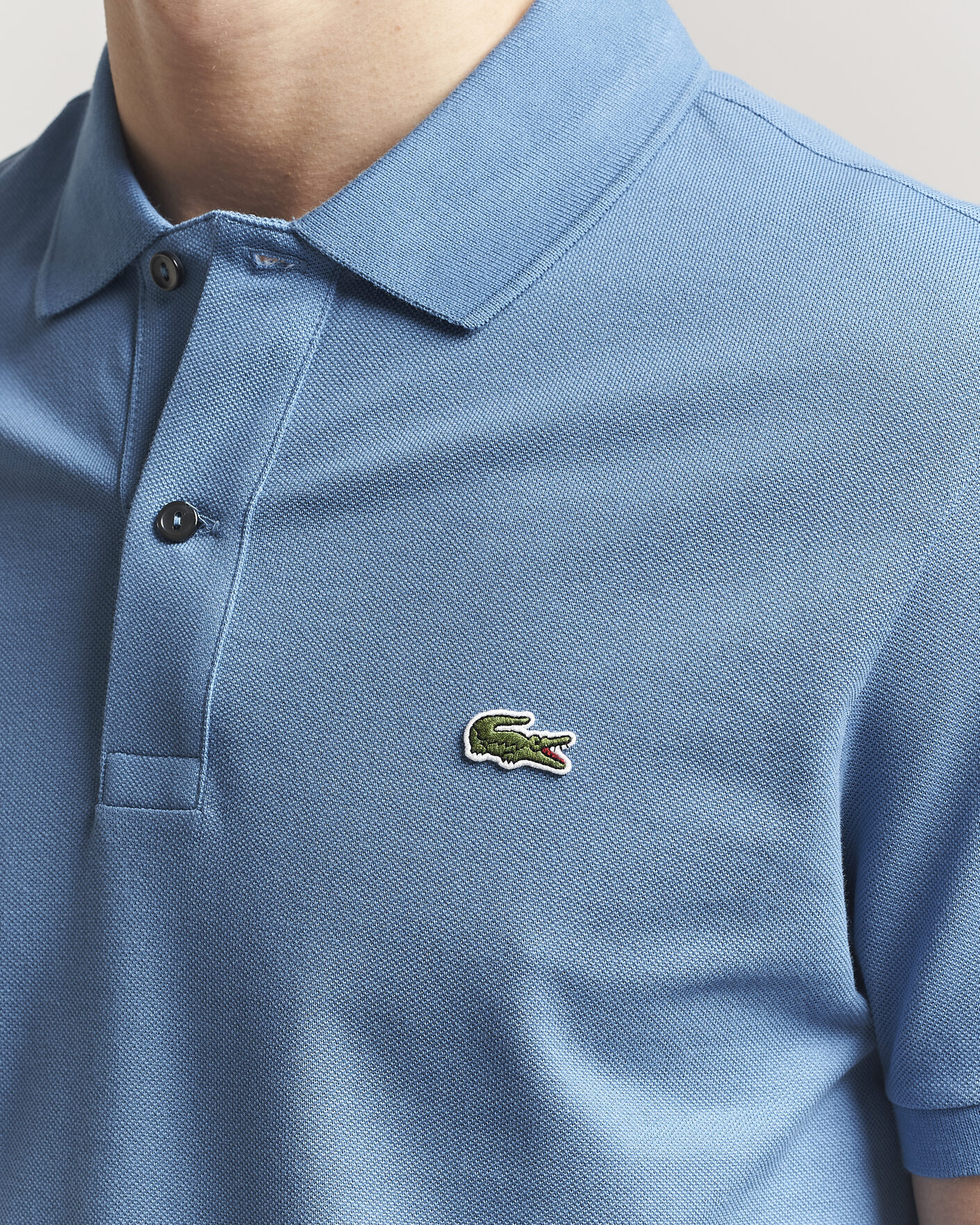 Herren | Poloshirts | Lacoste | Slim Fit Polo Piké Abyss Blue