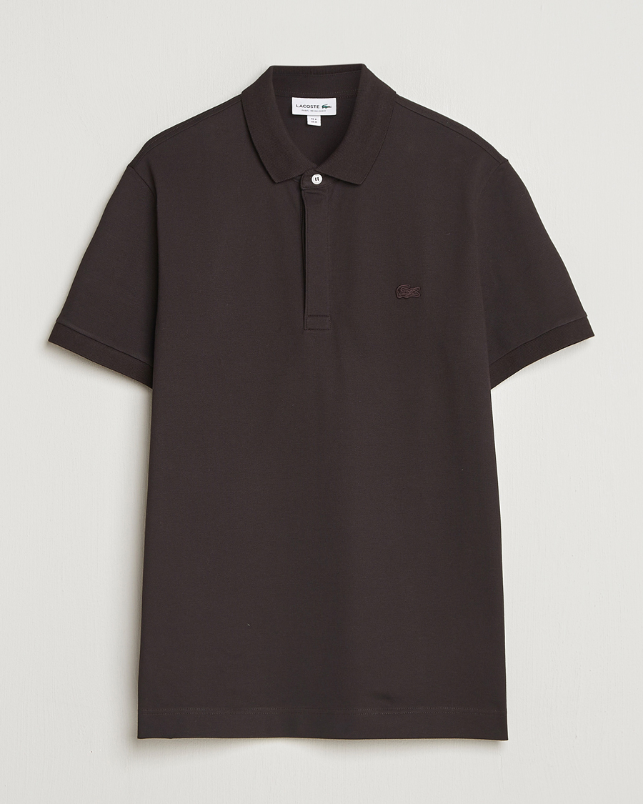 Herren | Poloshirts | Lacoste | Paris Polo Piké Buffle Brown