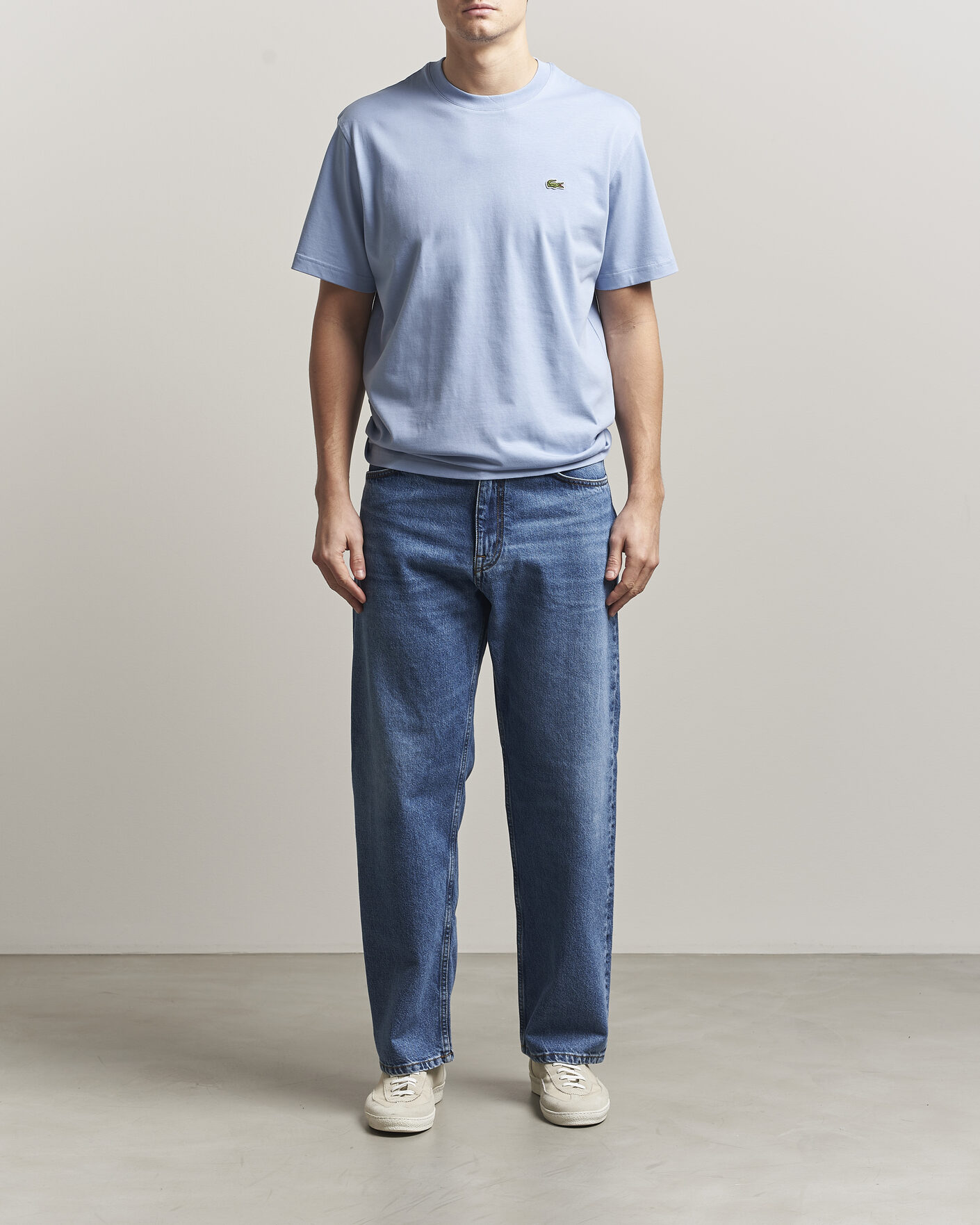 Herren | T-Shirts | Lacoste | Crew Neck T-Shirt Aphylla Blue