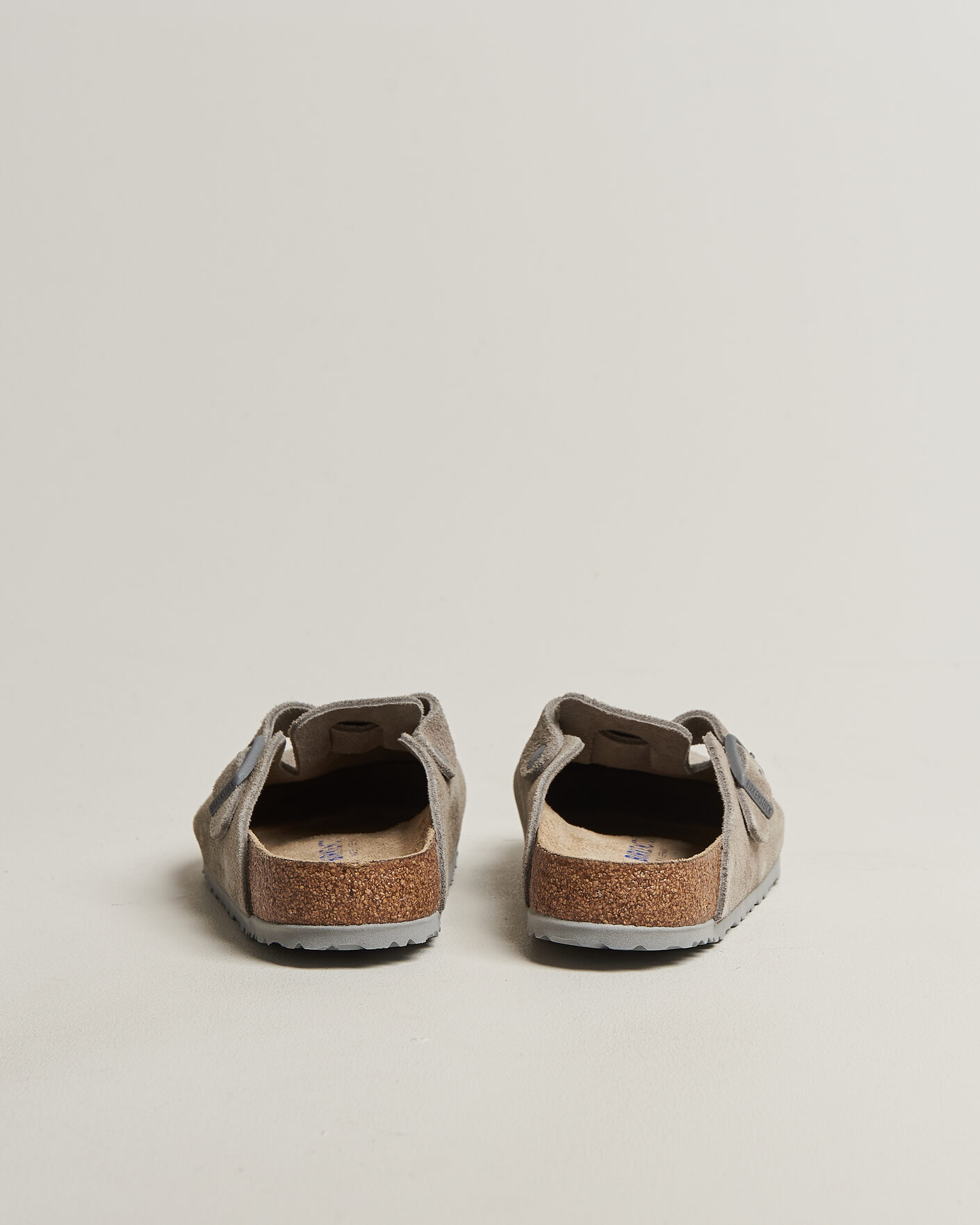 Herren | Sandalen & Pantoletten | BIRKENSTOCK | Boston Soft Footbed Stone Coin Suede