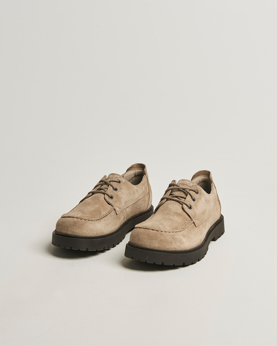 Herren | Oxford | BIRKENSTOCK | Highwood Moc Lace Gray Taupe Suede