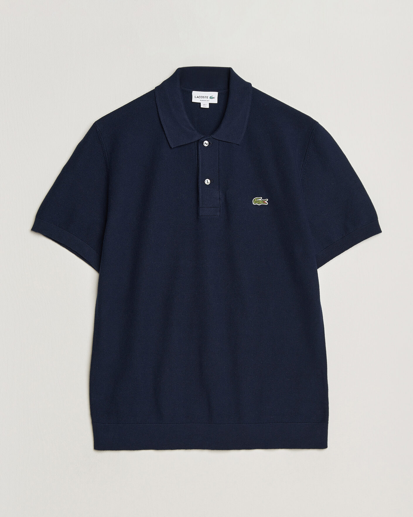 Herren | Poloshirts | Lacoste | Cotton Knitted Polo Navy Blue
