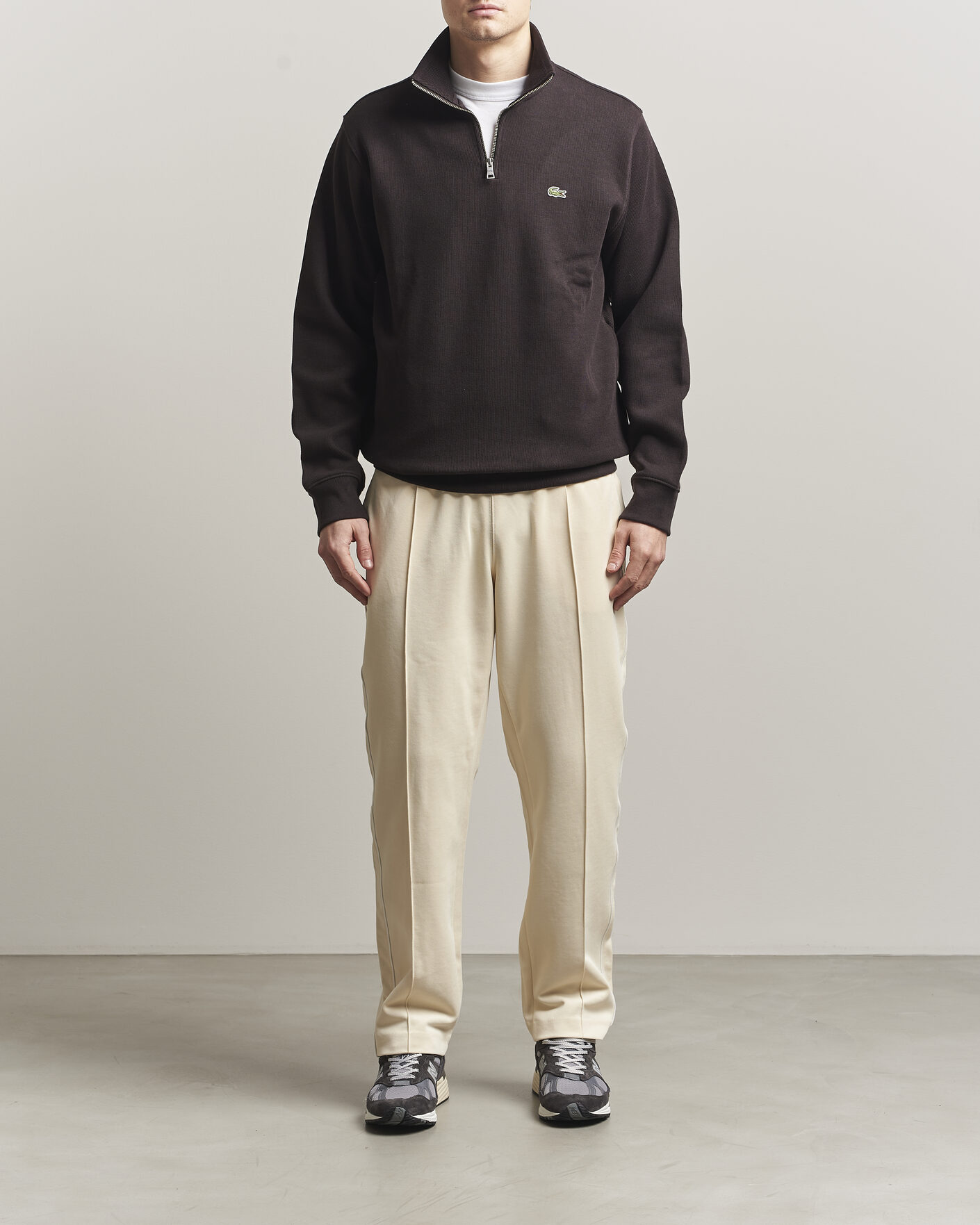 Herren | Hosen | Lacoste | Piqué Track Pants Naturel Clair