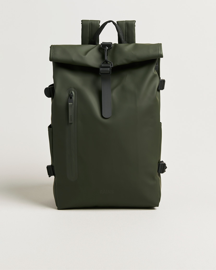 Herren | Taschen | RAINS | Rolltop Large Rucksack Green