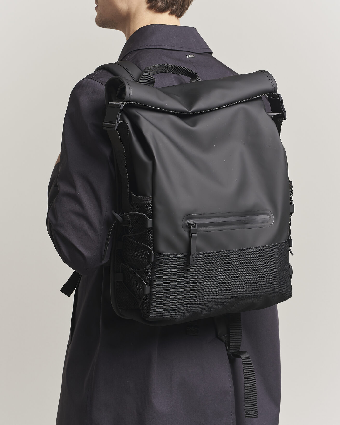 Herren | Taschen | RAINS | Trail Mountaineer Rolltop Backpack Black