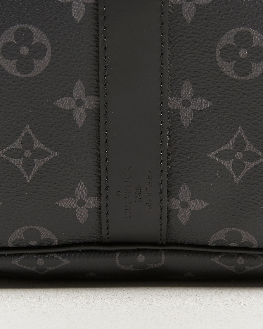 Herren | Louis Vuitton Pre-Owned Keepall Bandouliére 55 Monogram Eclipse | Louis Vuitton Pre-Owned | Keepall Bandouliére 55 Monogram Eclipse