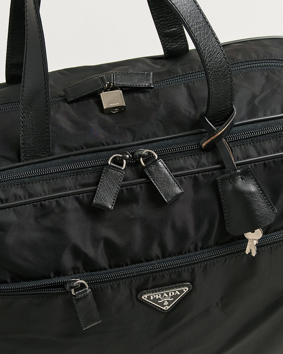 Herren | Pre-Owned & Vintage Bags | Prada Pre-Owned | Tessuto Nylon Document Bag Black