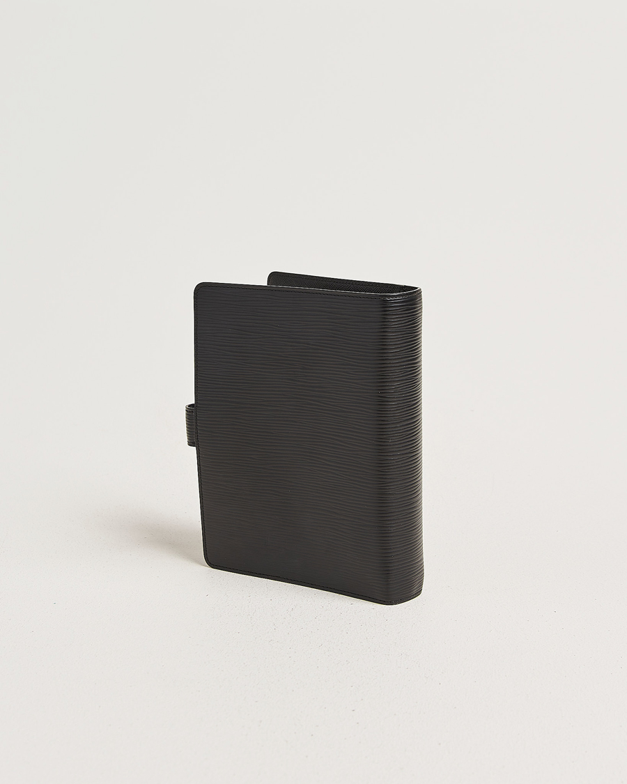 Herren | Pre-Owned & Vintage Bags | Louis Vuitton Pre-Owned | Medium Ring Agenda Cover Epi Leather Black