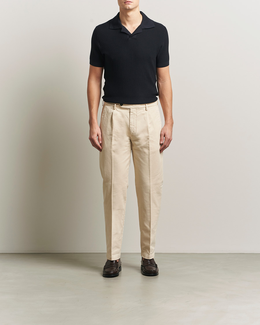 Herren | Hosen | Massimo Alba | Ionio Cotton Trousers Light Beige
