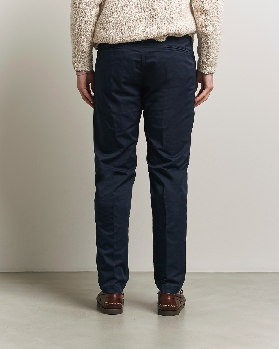 Herren | Hosen | Massimo Alba | Winch Cotton Gabardine Trousers Navy