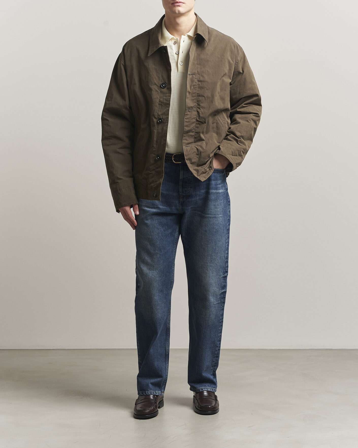 Herren | Jacken | Massimo Alba | Lined Cotton Bomber Jacket Hunter