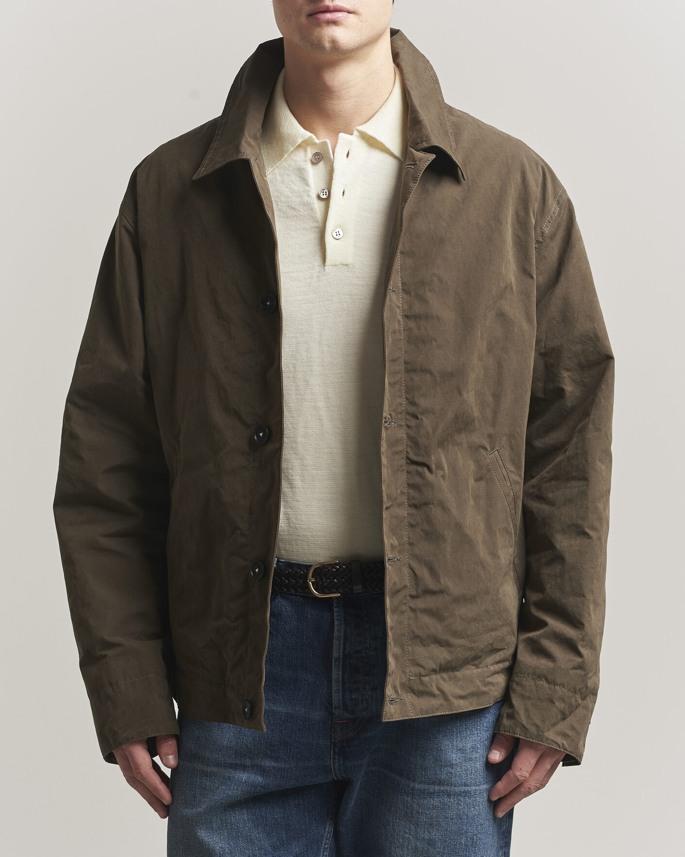 Herren | Jacken | Massimo Alba | Lined Cotton Bomber Jacket Hunter