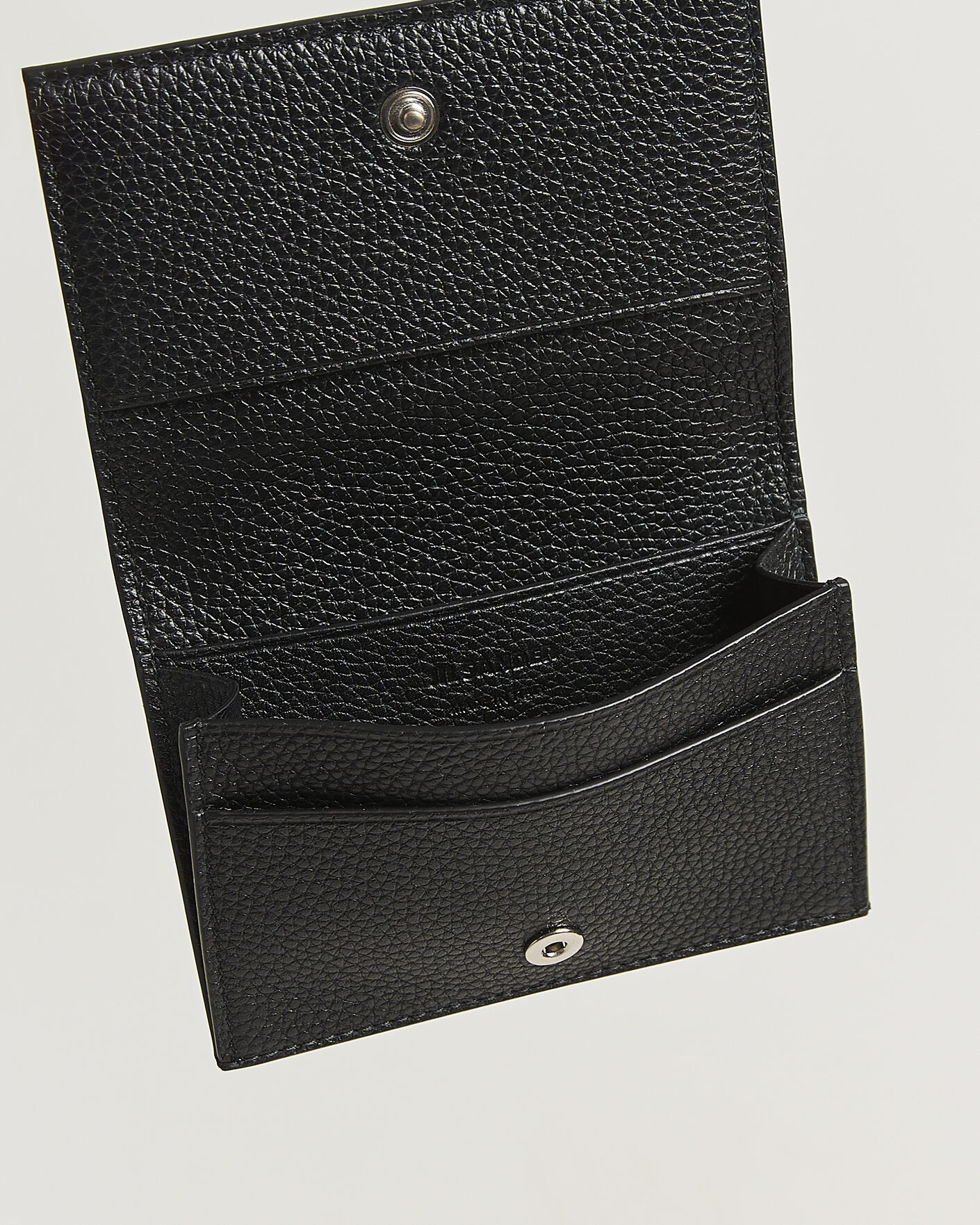 Herren | Geldbörsen | Jil Sander | Grain Leather Card Holder Black