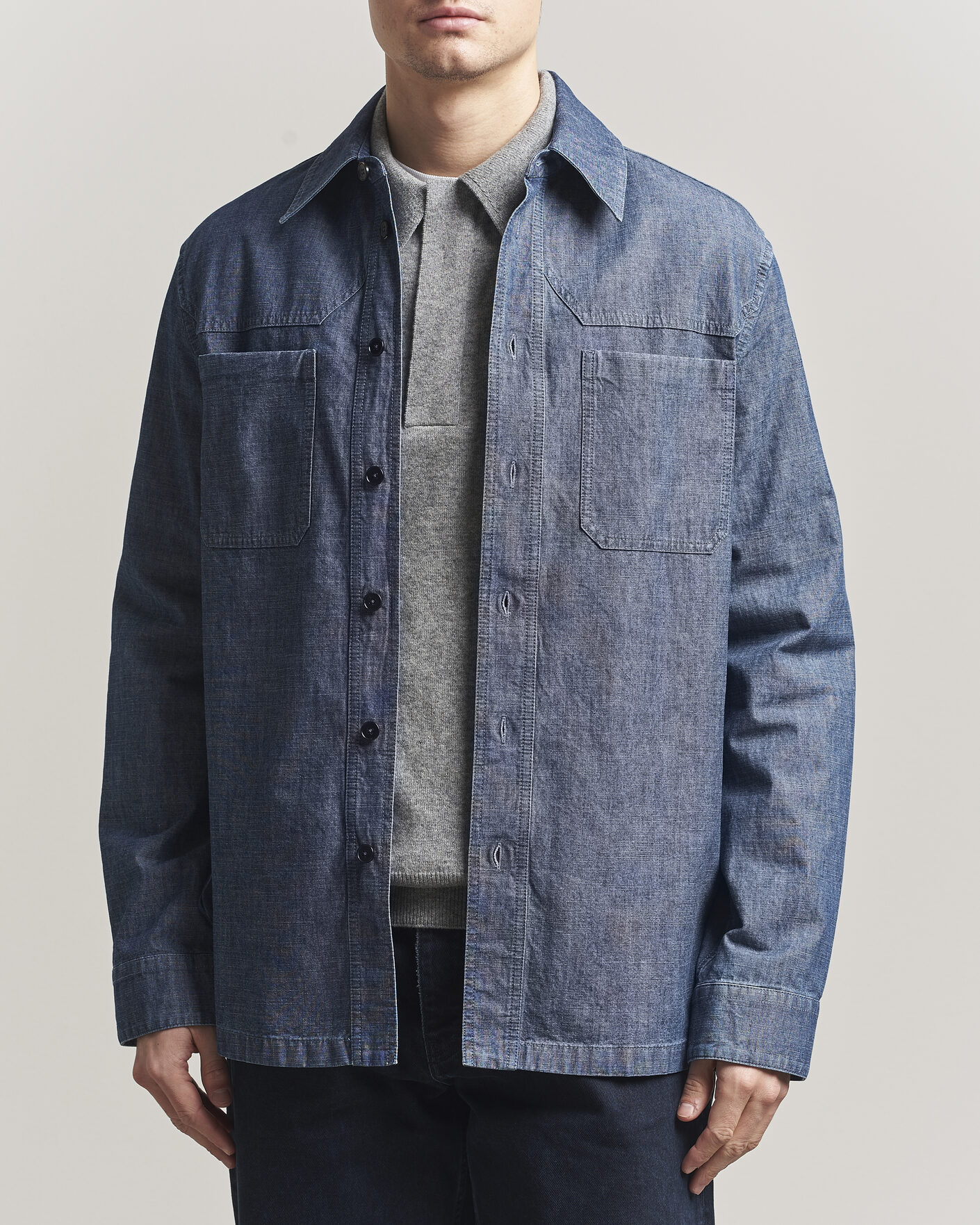 Herren | Hemden | Jil Sander | Denim Overshirt Indigo Blue