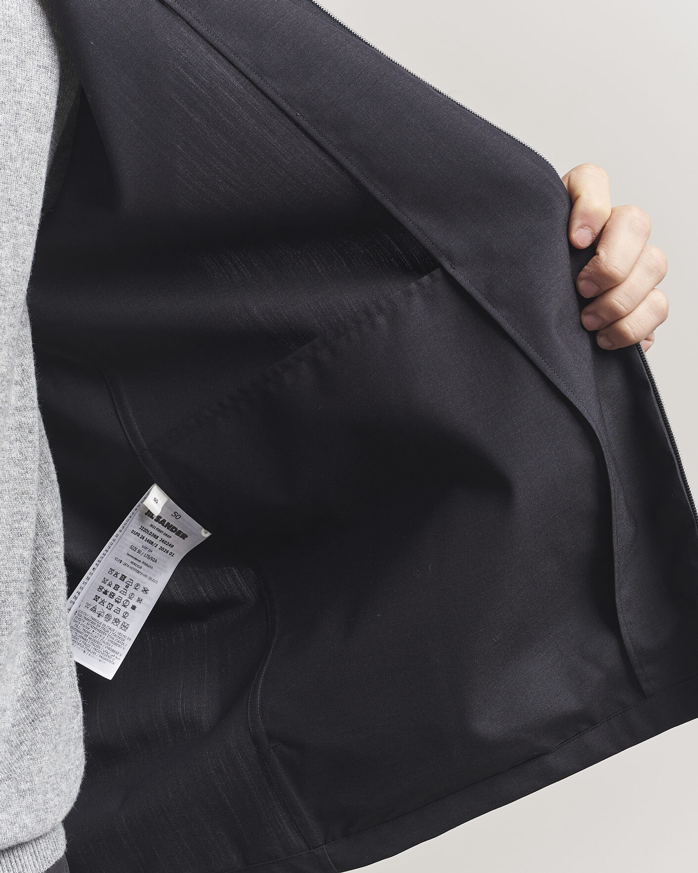 Herren | Hemden | Jil Sander | Zip Shirt Blouson Navy