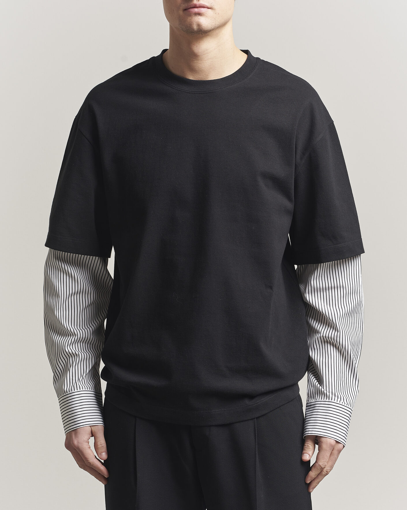 Herren | T-Shirts | Jil Sander | Long Sleeve T-Shirt Black