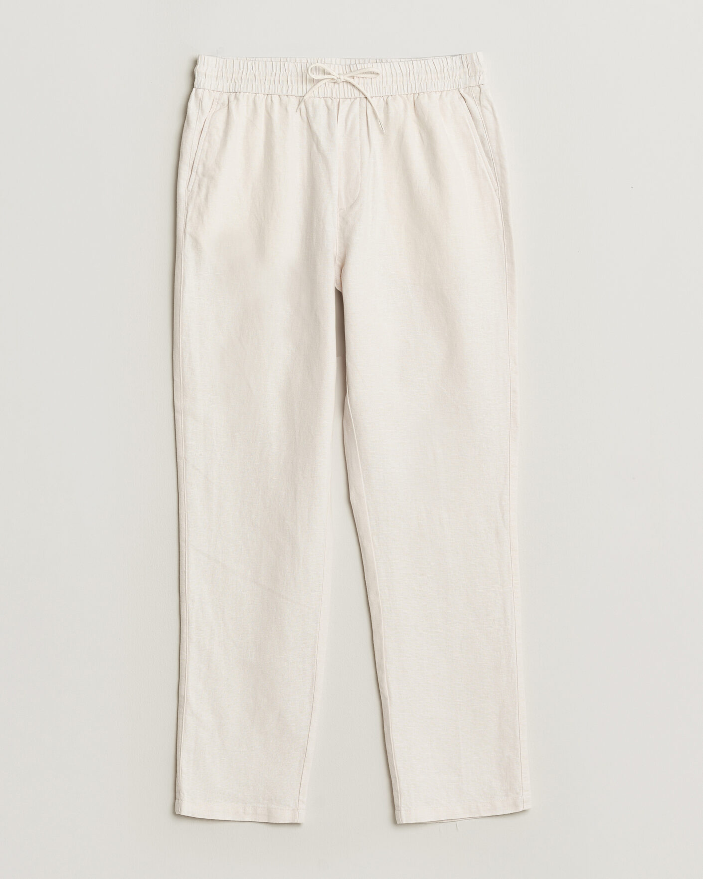 Herren | Hosen | LES DEUX | Patrick Heavy Linen/Cotton Pants Eggnog White