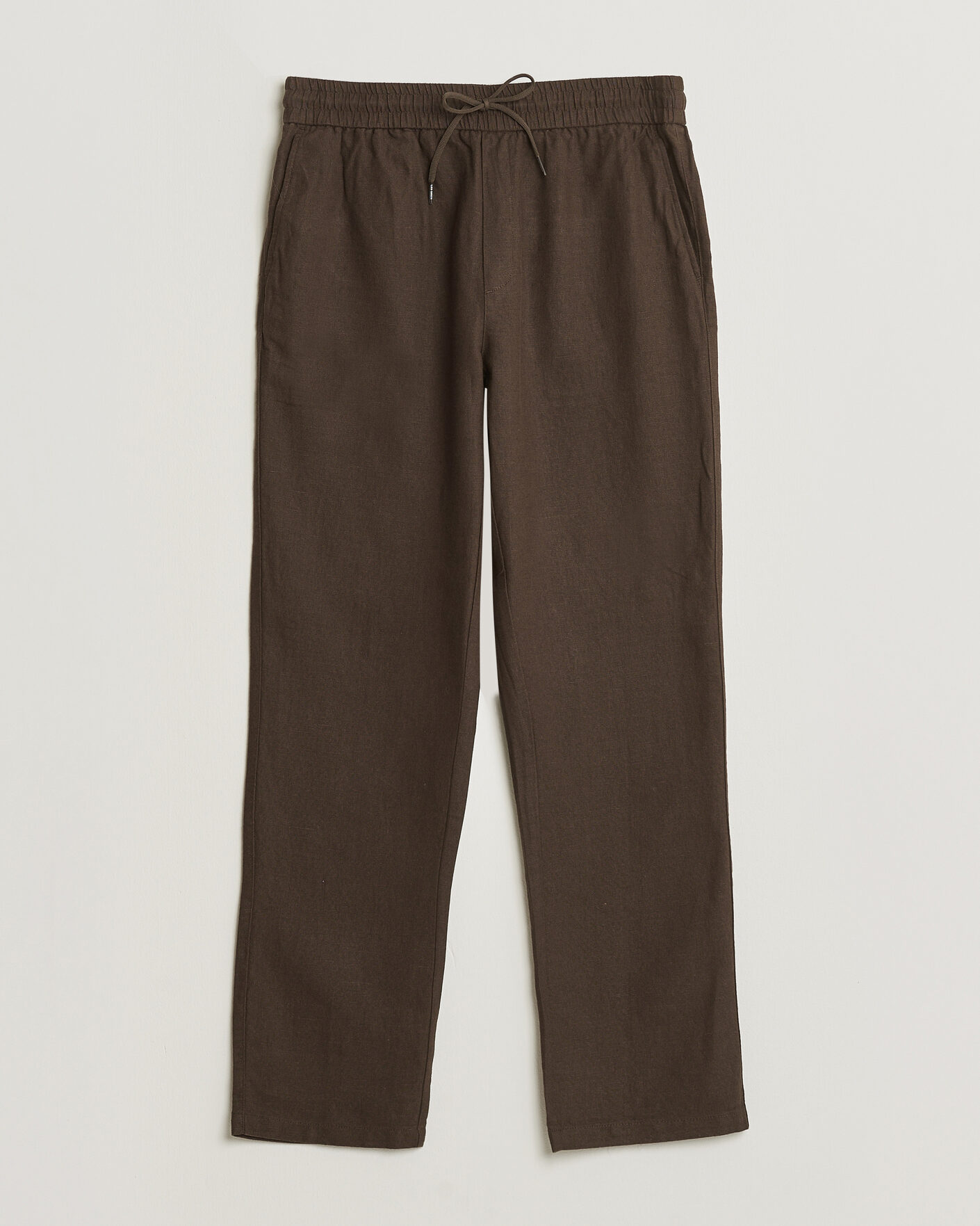 Herren | Hosen | LES DEUX | Patrick Heavy Linen/Cotton Pants Brown