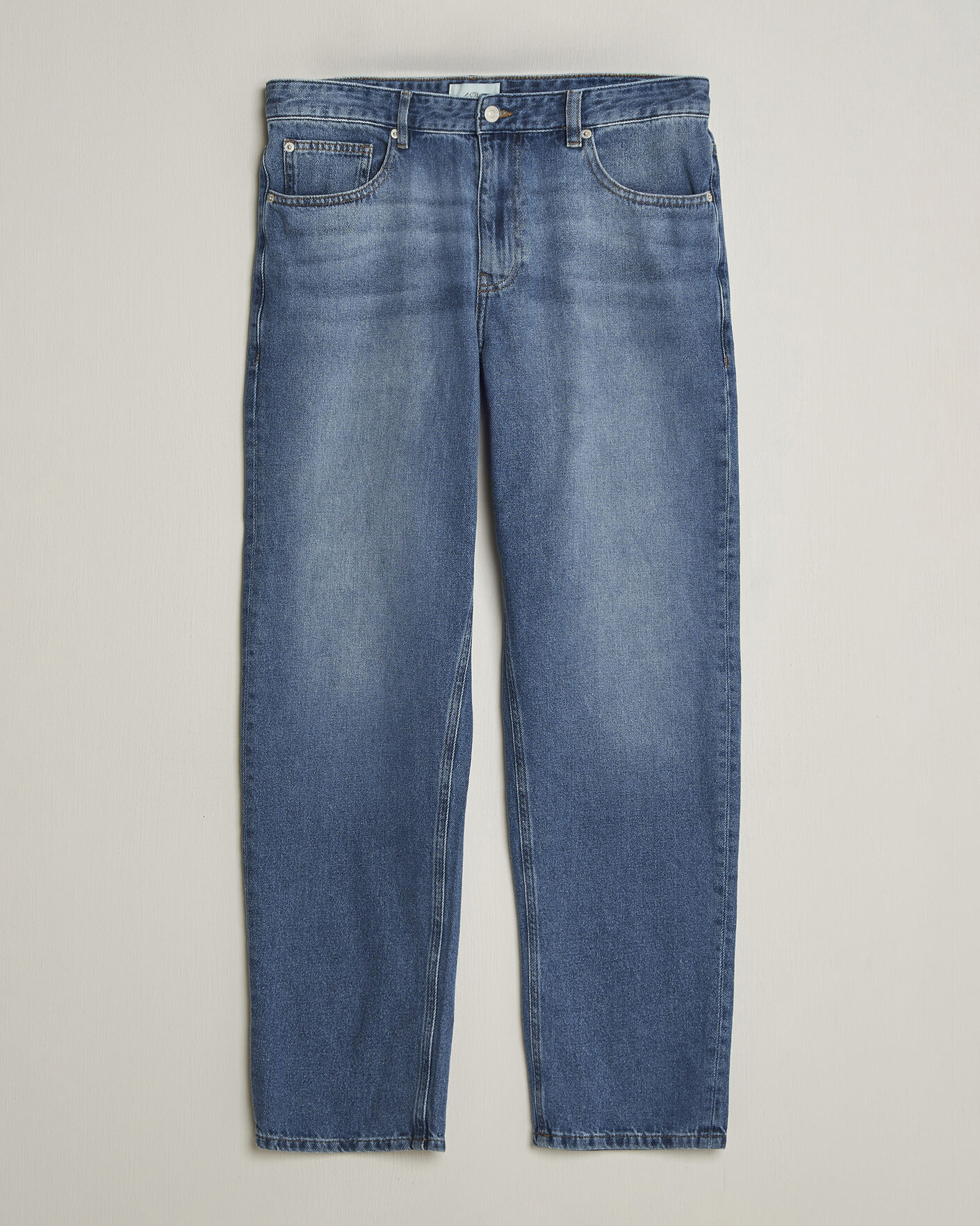 Herren | Hosen | LES DEUX | Ryder Washed Jeans Medium Indigo Blue