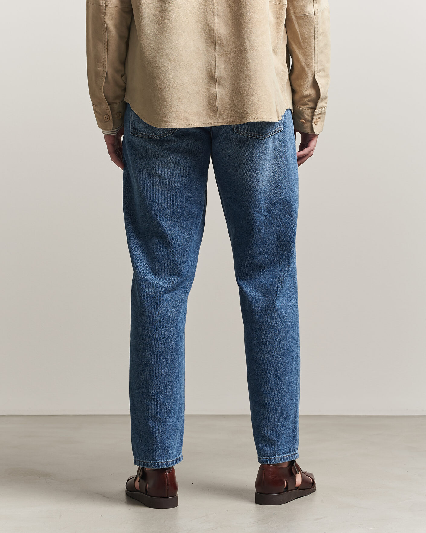 Herren | Hosen | LES DEUX | Ryder Washed Jeans Medium Indigo Blue