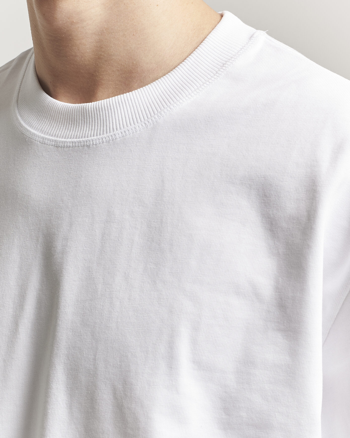 Herren | T-Shirts | LES DEUX | Carl Heavyweight T-Shirt White