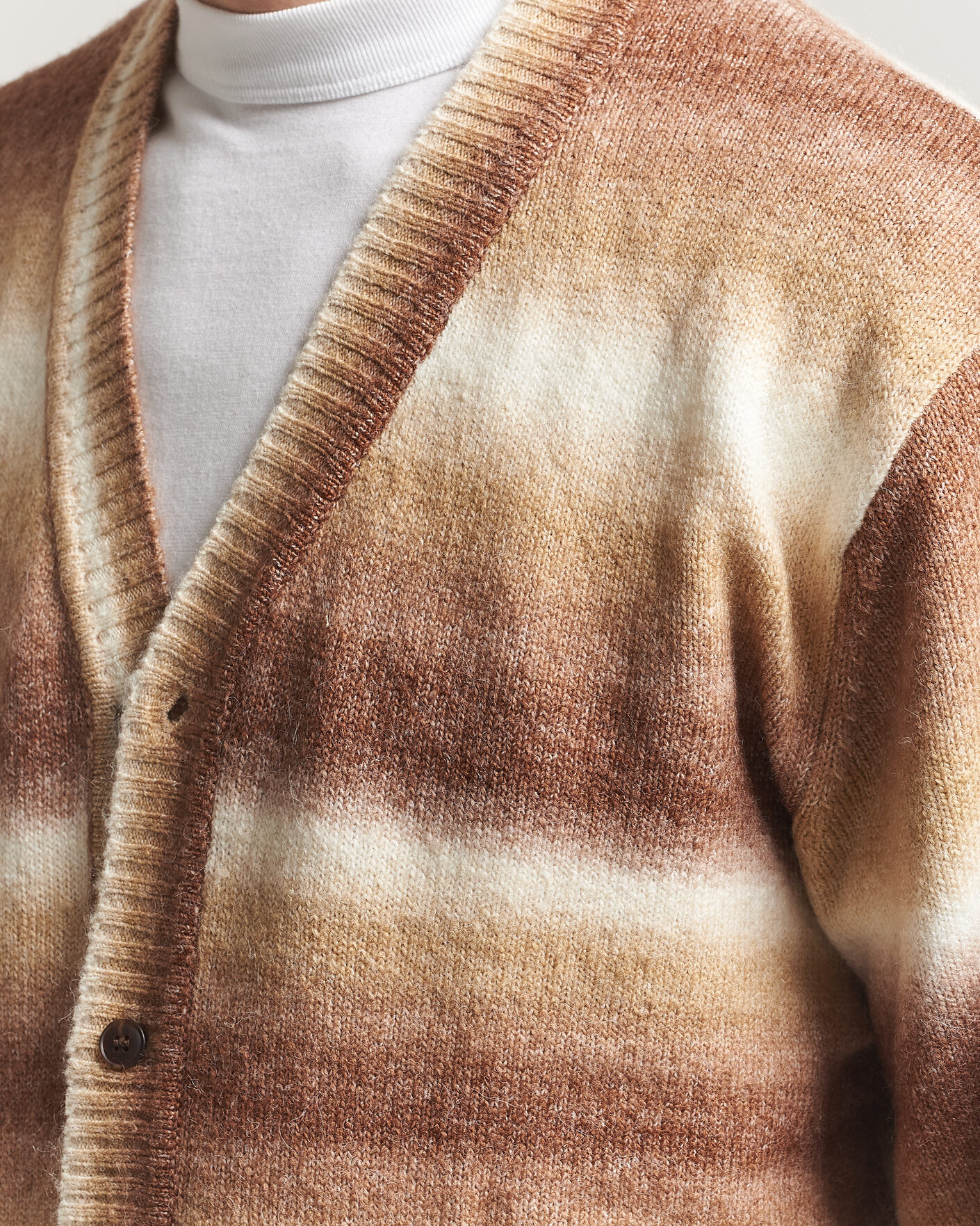 Herren | Pullover | LES DEUX | Boston Gradient Knitted Cardigan Teak Brown