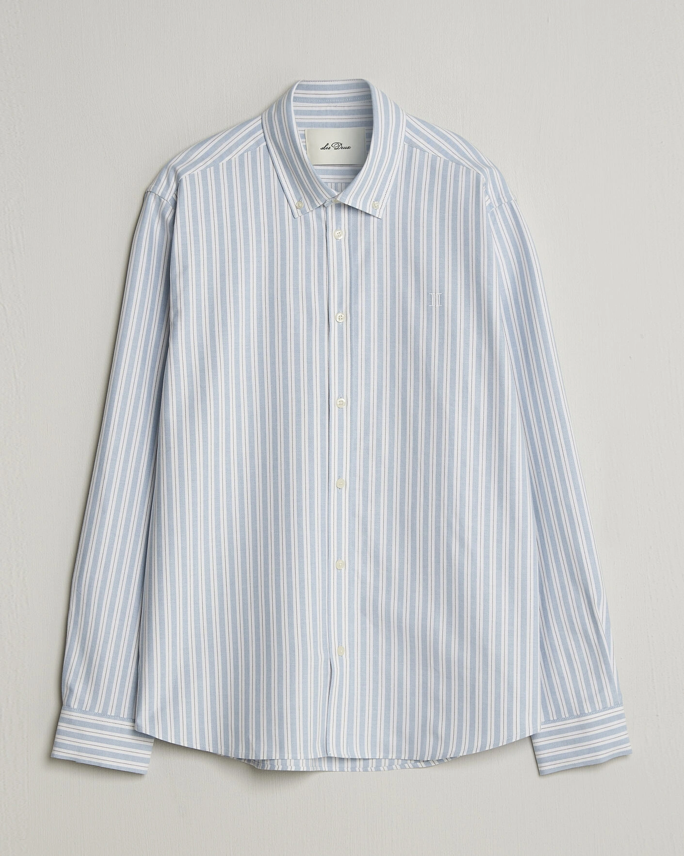 Herren | Hemden | LES DEUX | Konrad Striped Oxford Shirt Allure Blue