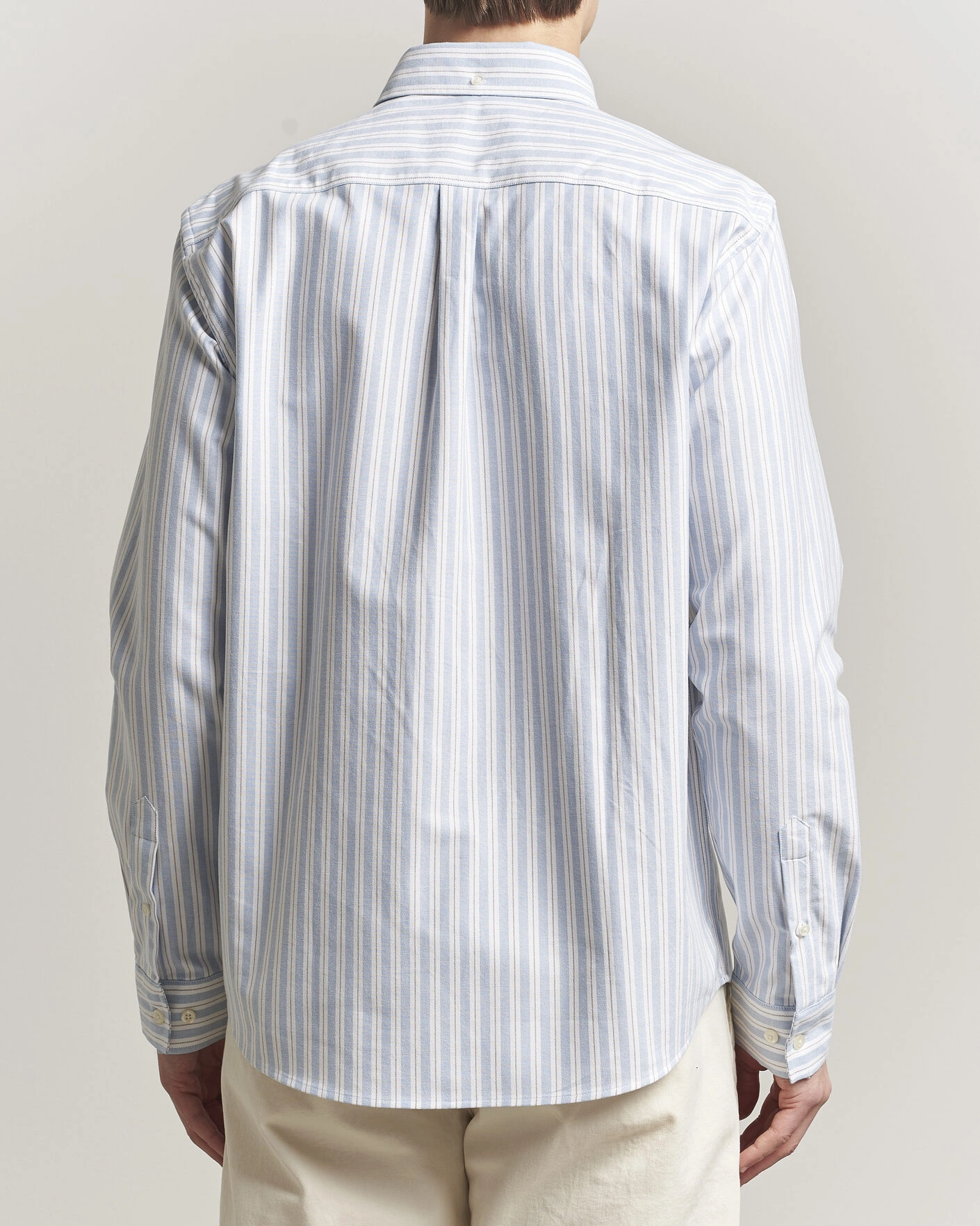 Herren | Hemden | LES DEUX | Konrad Striped Oxford Shirt Allure Blue