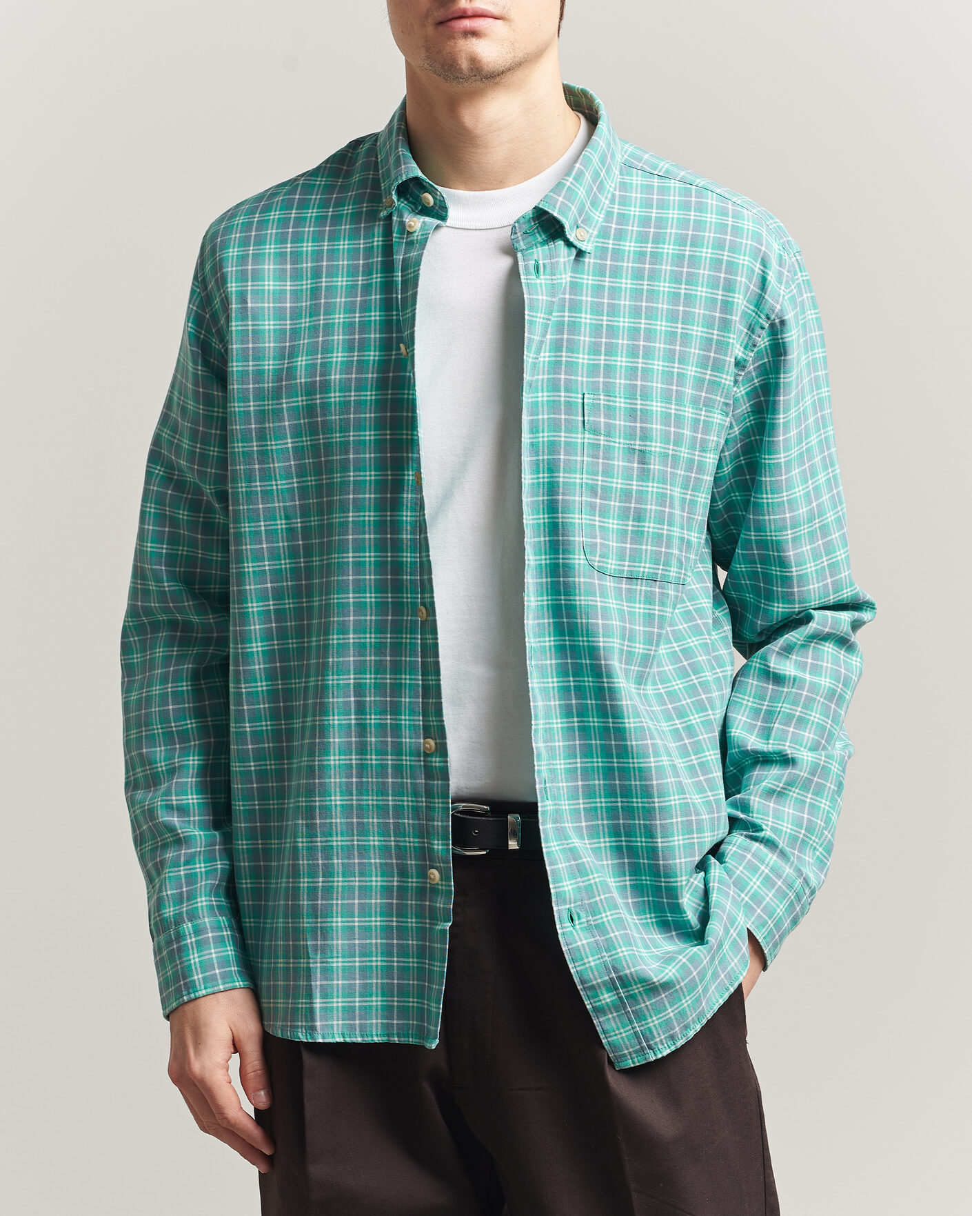 Herren | Hemden | LES DEUX | Kent Check Shirt Allure Blue