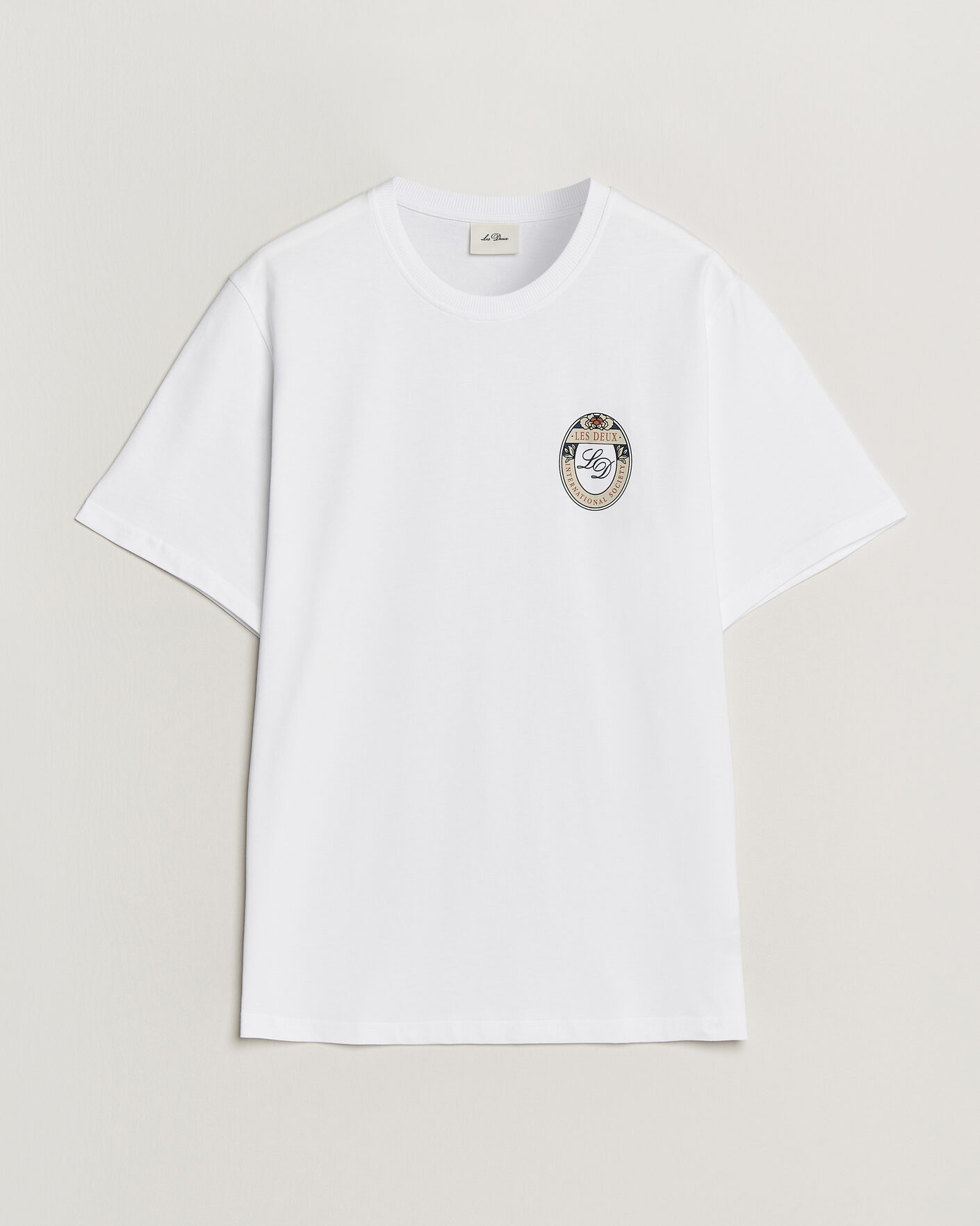 Herren | T-Shirts | LES DEUX | Brday Emblem T-Shirt White