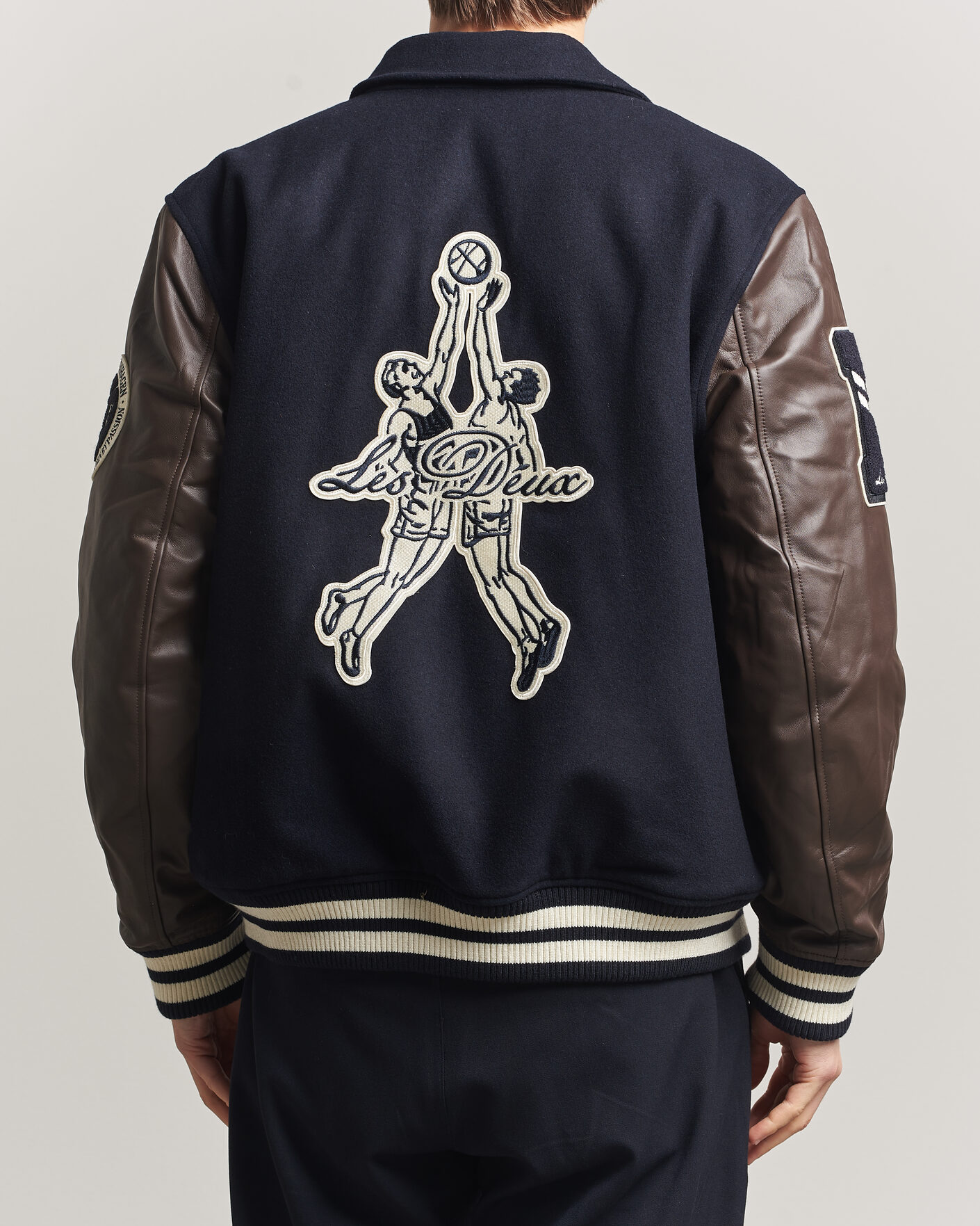 Herren | Jacken | LES DEUX | Basket Varsity Wool Jacket Dark Navy