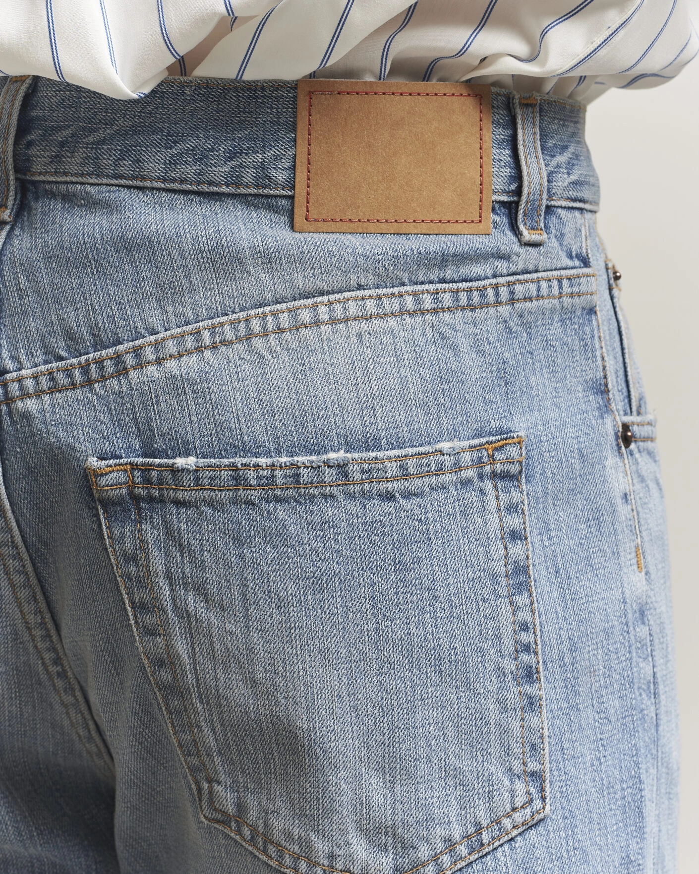 Herren | Jeans | Jeanerica | VM009 Vega Jeans Light Blue Righe