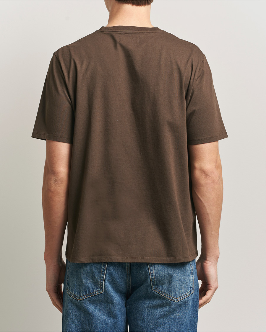 Herren | T-Shirts | Jeanerica | Delon Crew Neck T-Shirt Brown