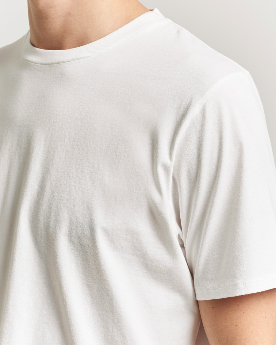 Herren | T-Shirts | Jeanerica | Delon Crew Neck T-Shirt Natural White