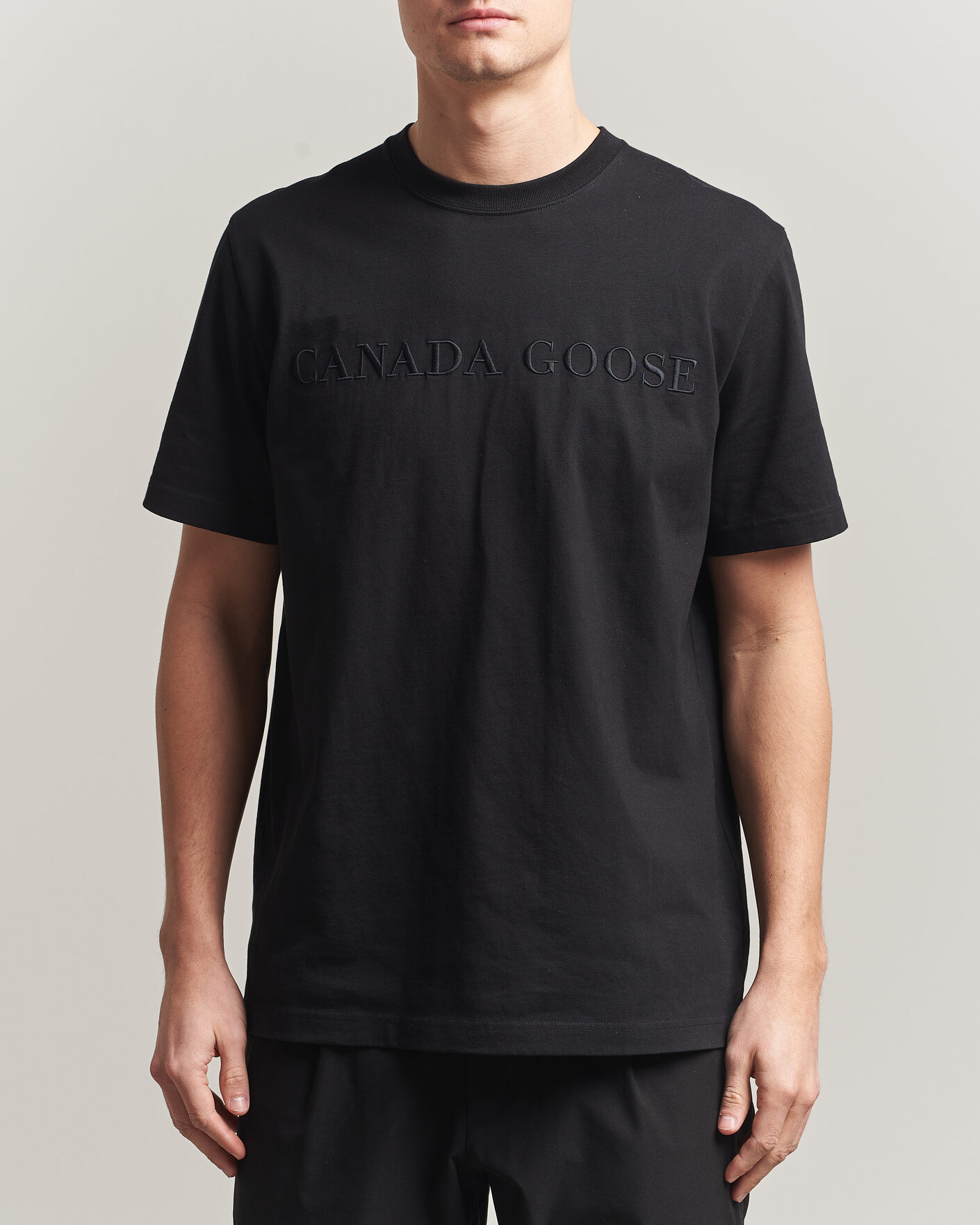 Herren | T-Shirts | Canada Goose | Vantage Wordmark T-Shirt Black