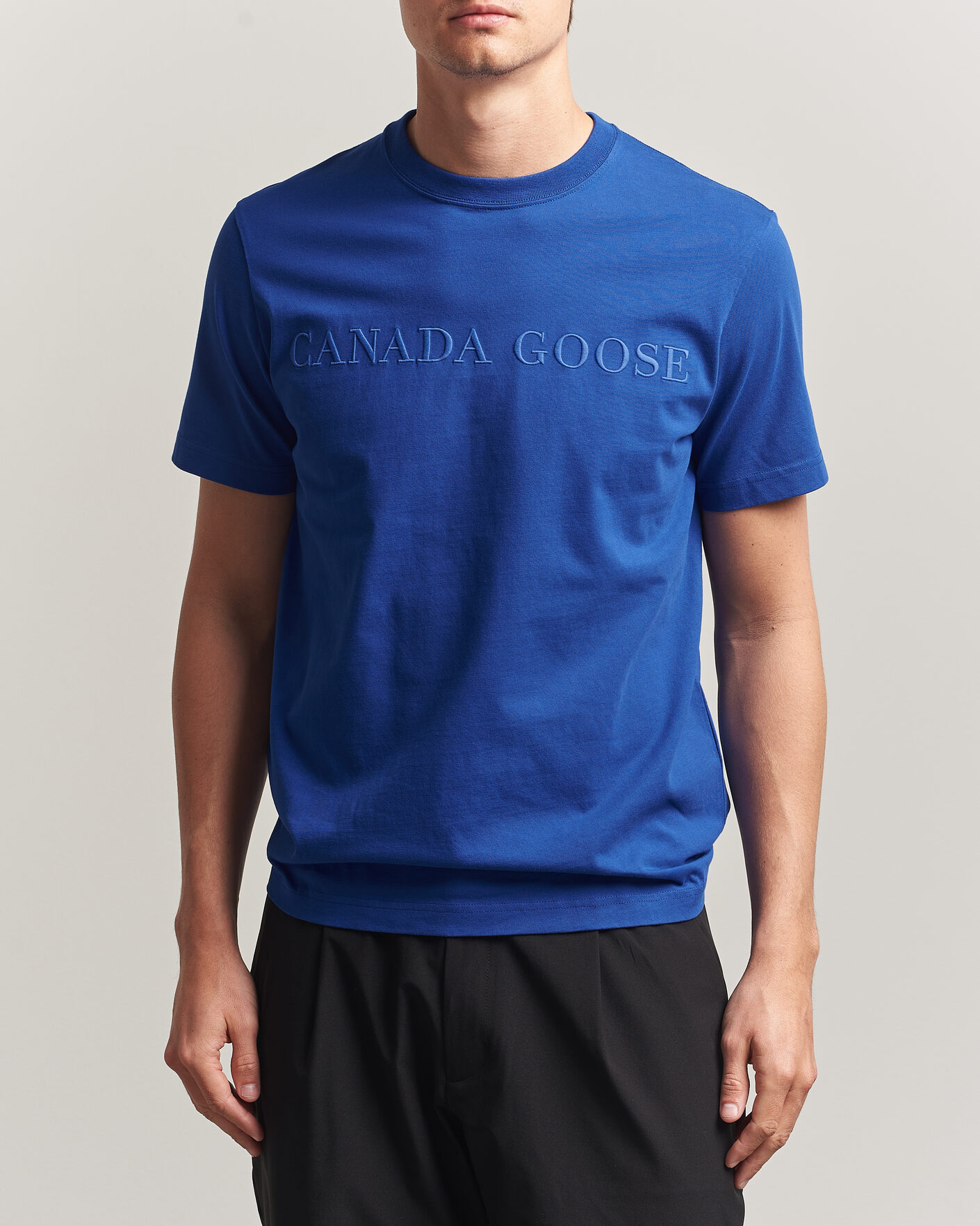 Herren | T-Shirts | Canada Goose | Vantage Wordmark T-Shirt Azurite Blue