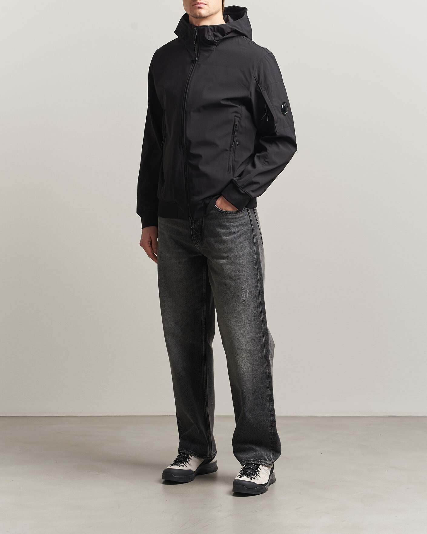 Herren | Jacken | C.P. Company | Shell R Hooded Jacket Black