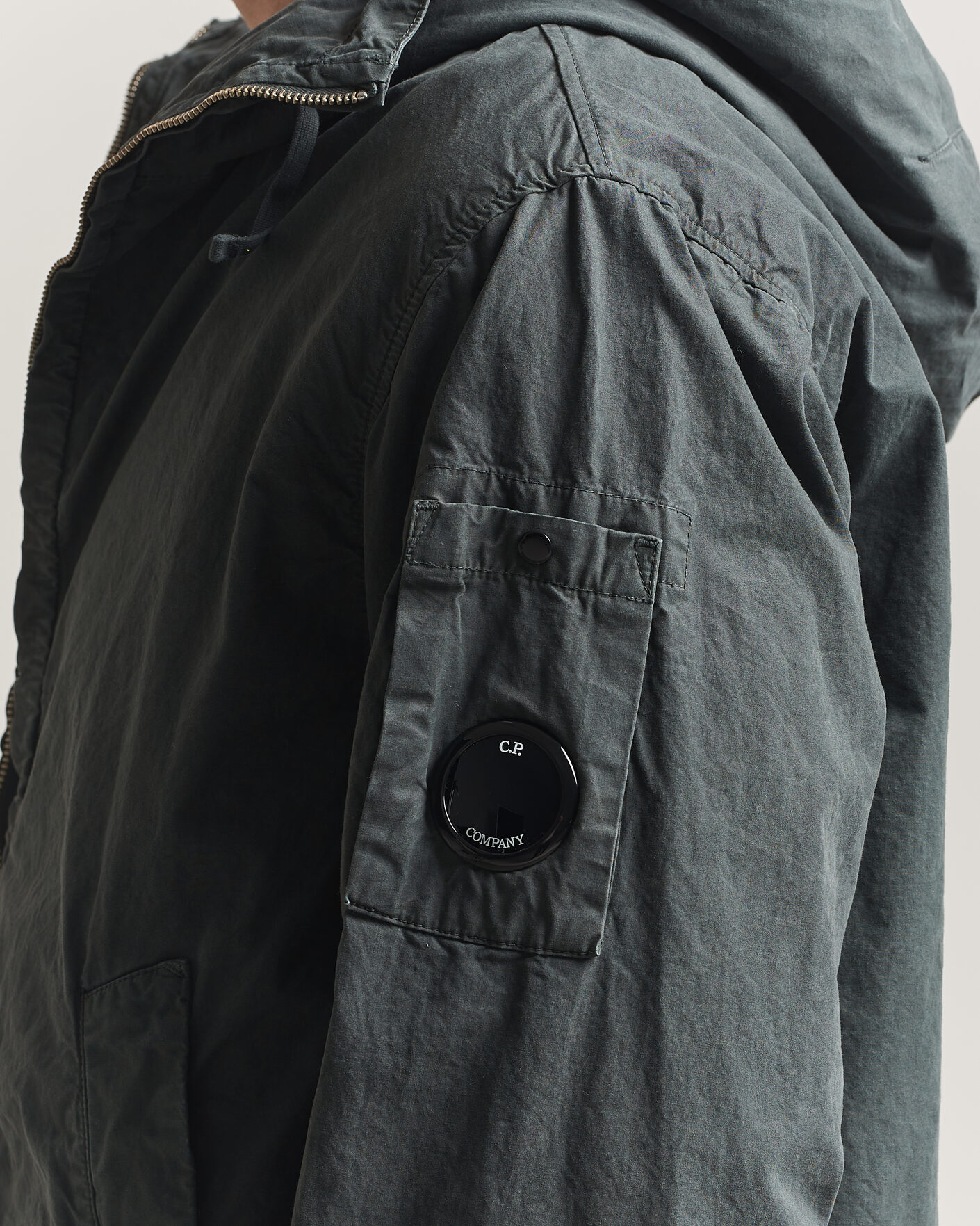 Herren | Jacken | C.P. Company | Micro Reps Hooded Jacket Dark Grey
