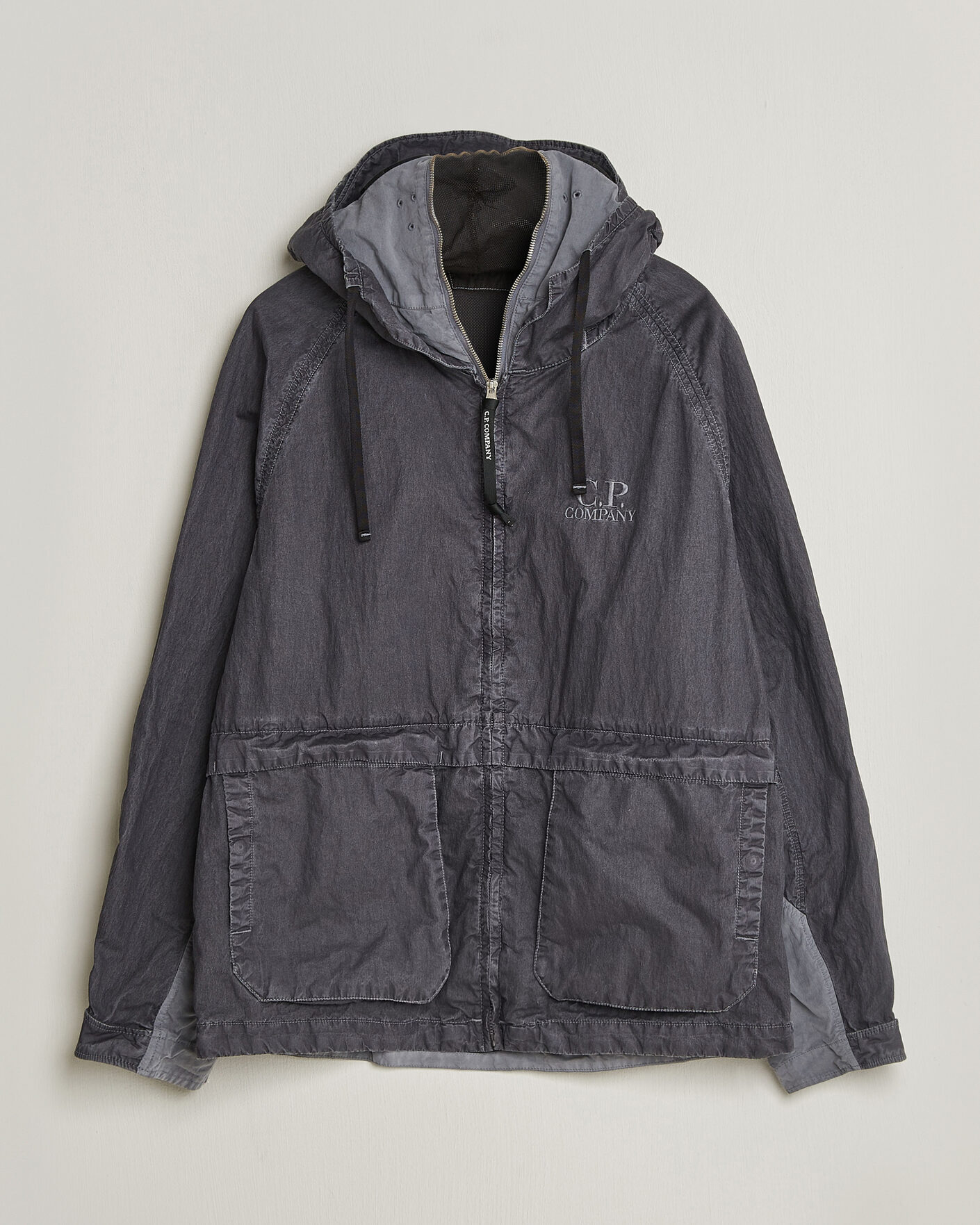 Herren | Jacken | C.P. Company | 50 Fili Wax Hood Jacket Black