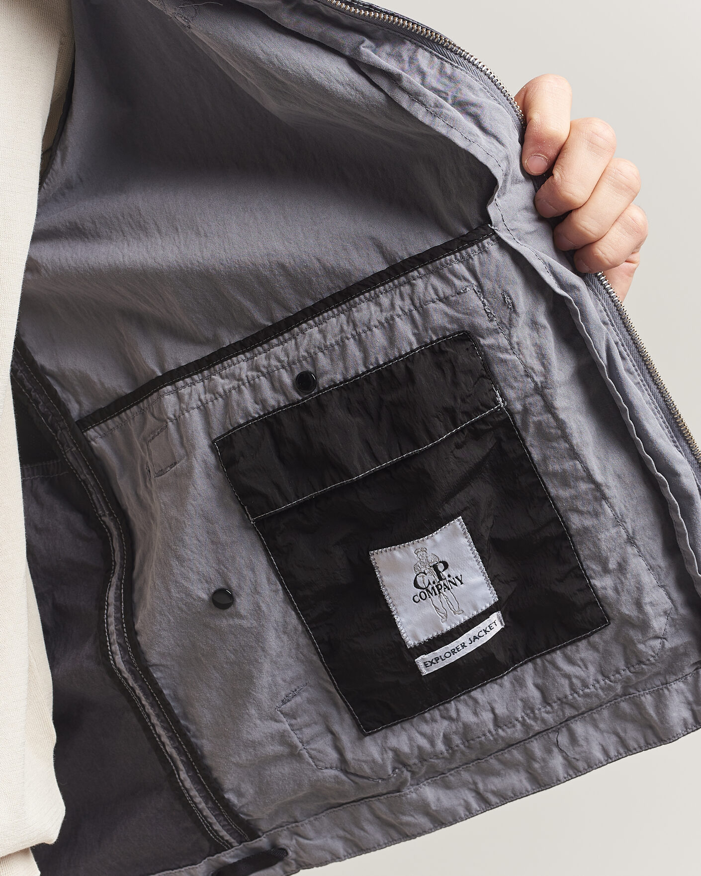 Herren | Jacken | C.P. Company | 50 Fili Wax Hood Jacket Black