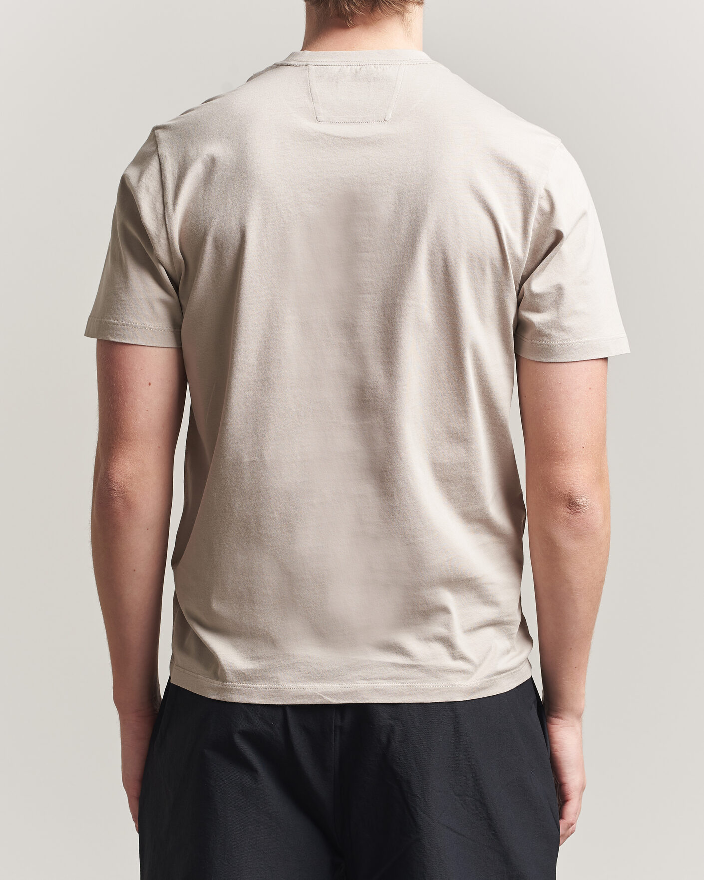 Herren | T-Shirts | C.P. Company | Short Sleeve Small Logo T-Shirt Light Grey
