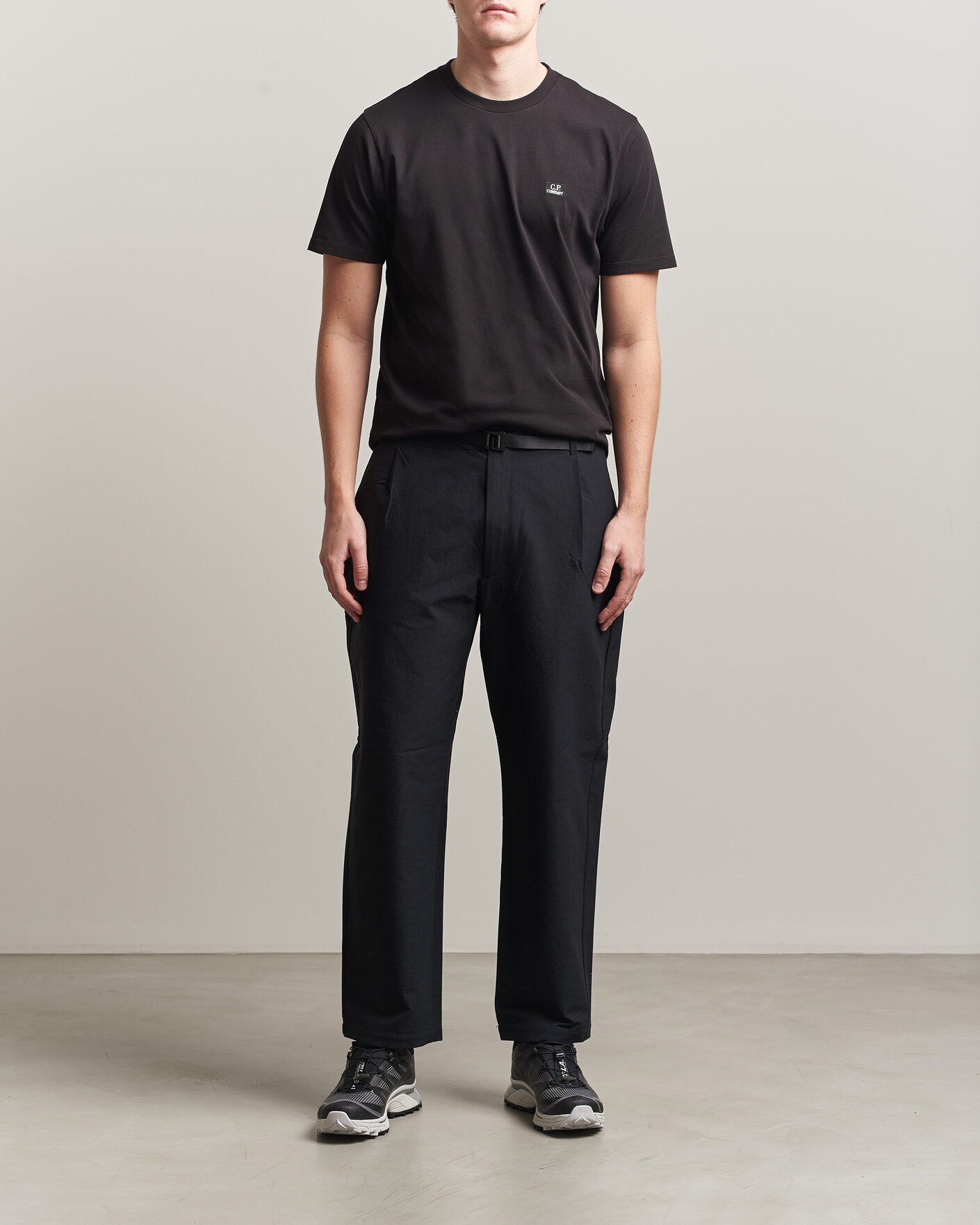 Herren | T-Shirts | C.P. Company | Short Sleeve Small Logo T-Shirt Black