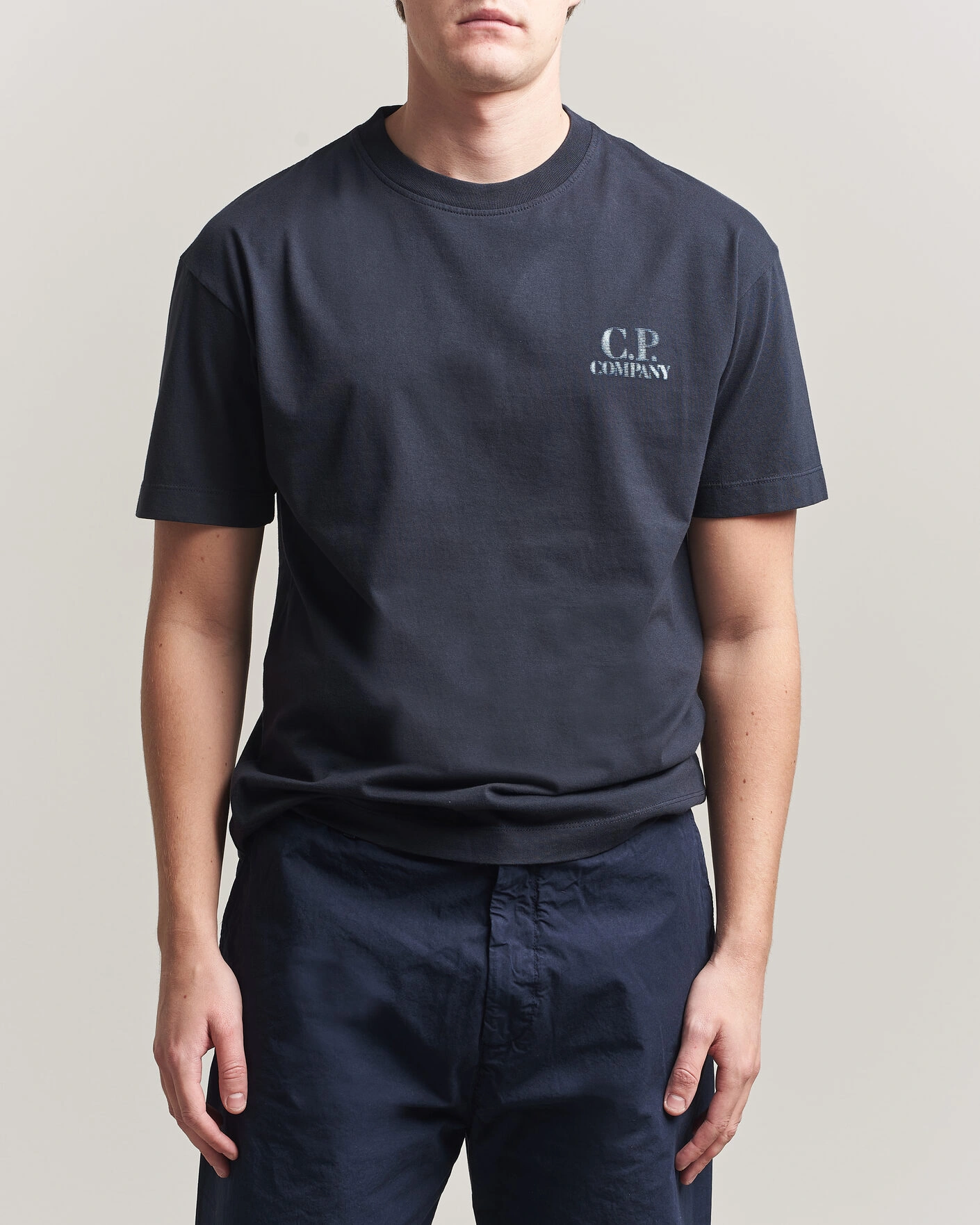 Herren | T-Shirts | C.P. Company | Short Sleeve Back Print T-Shirt Navy