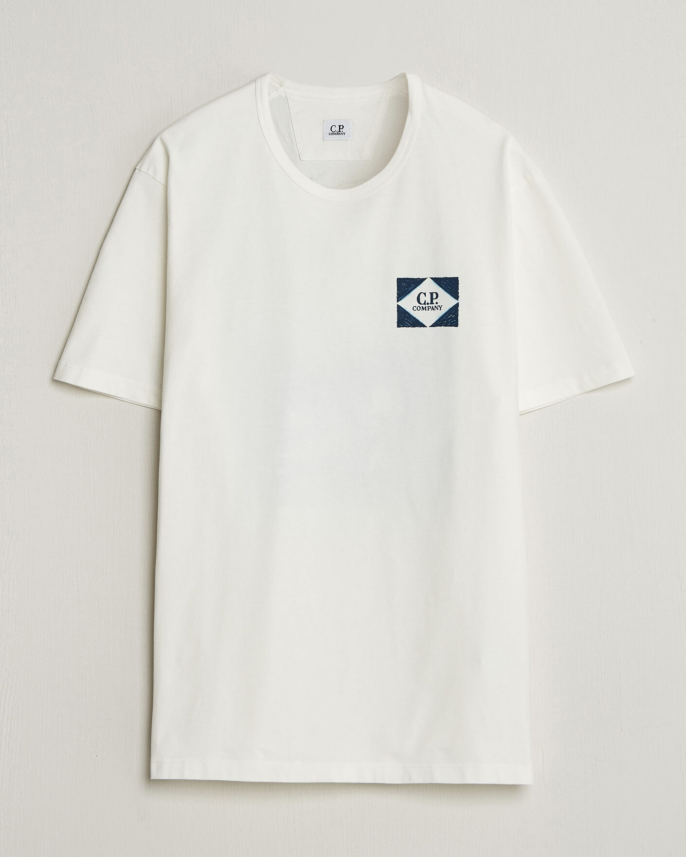 Herren | T-Shirts | C.P. Company | Cotton Jersey Back Print T-Shirt White